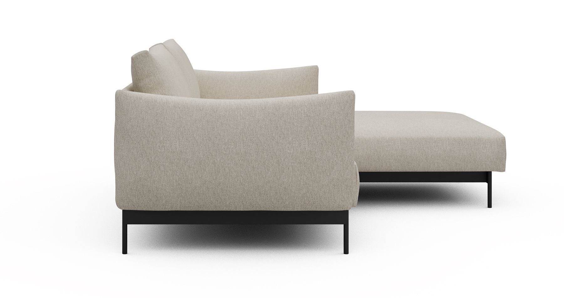 Divano con penisola Kayto D1 - Argus 584 Natural