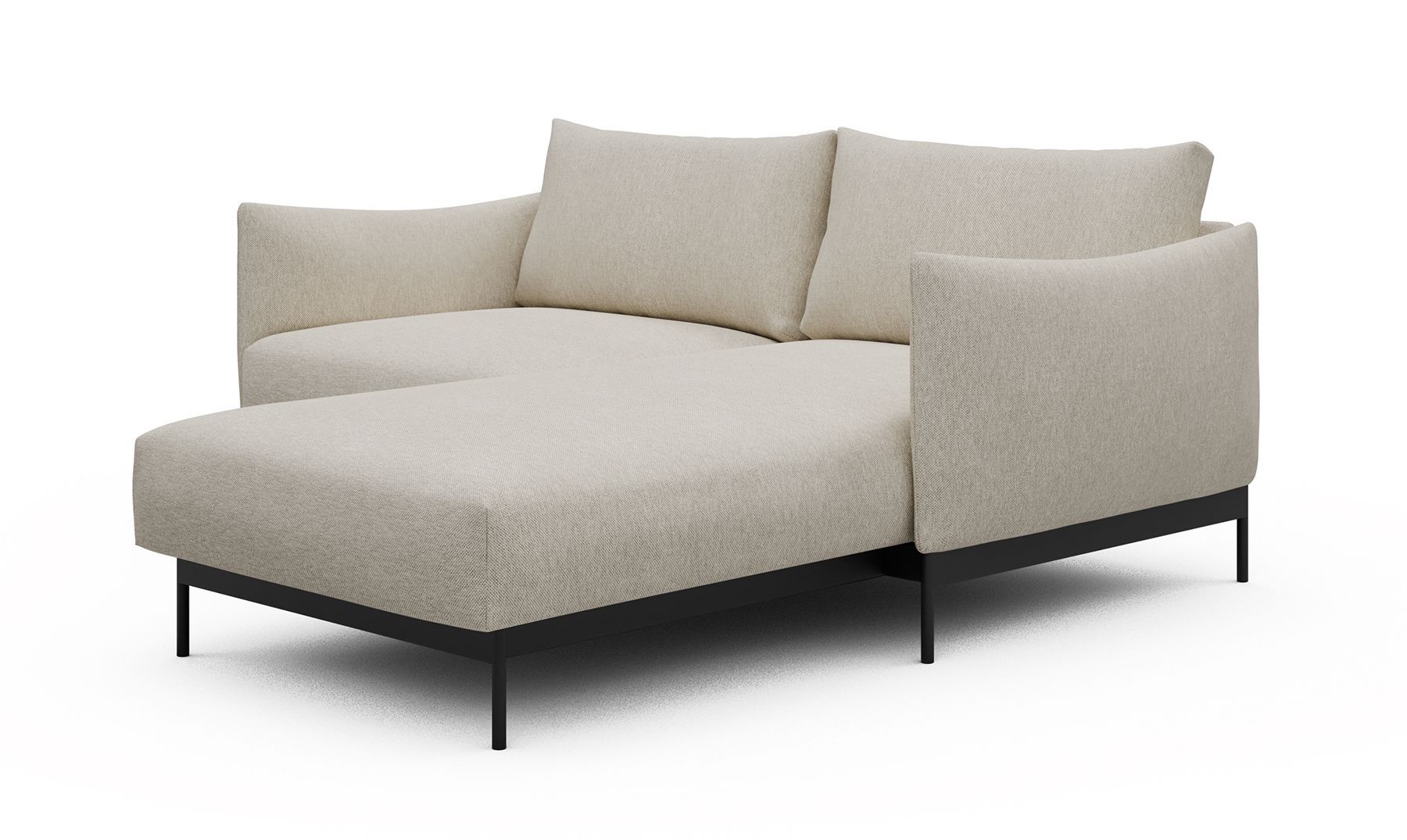 Divano con penisola Kayto D1 - Argus 584 Natural