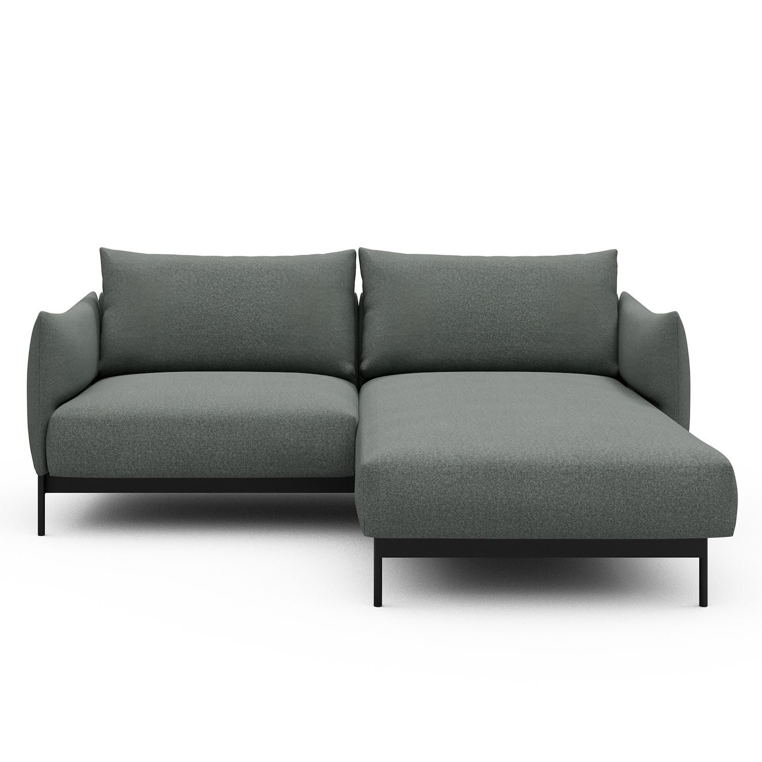 Divano con penisola Kayto D1 - Mahoga 853 Dove Grey