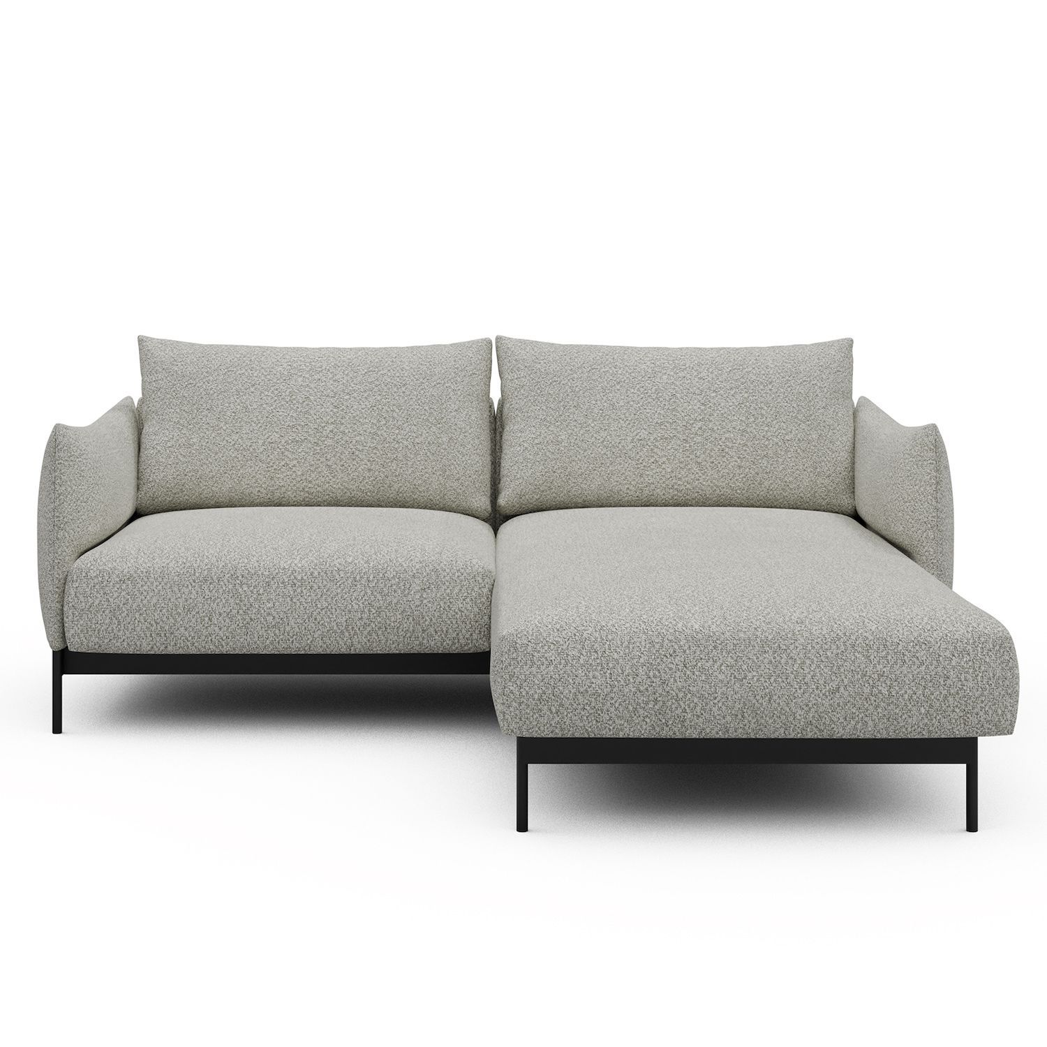 Divano con penisola Kayto D1 - Vanora 867 Warm Sand