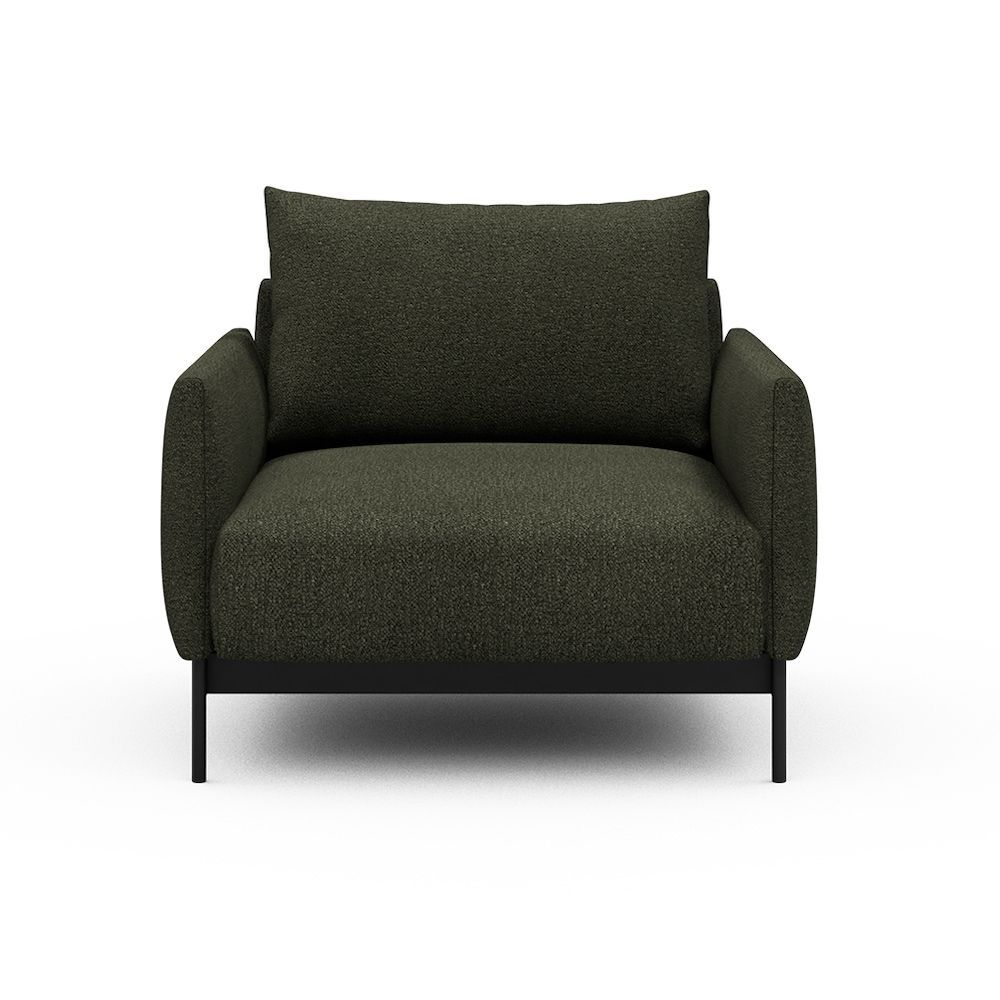 Poltrona da salotto Tokey - Bouclé 535 Forest Green