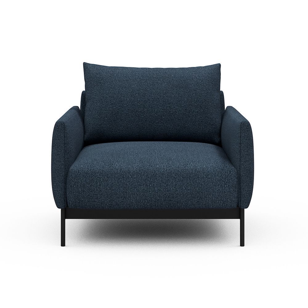 Poltrona da salotto Tokey - Bouclé 537 Blue