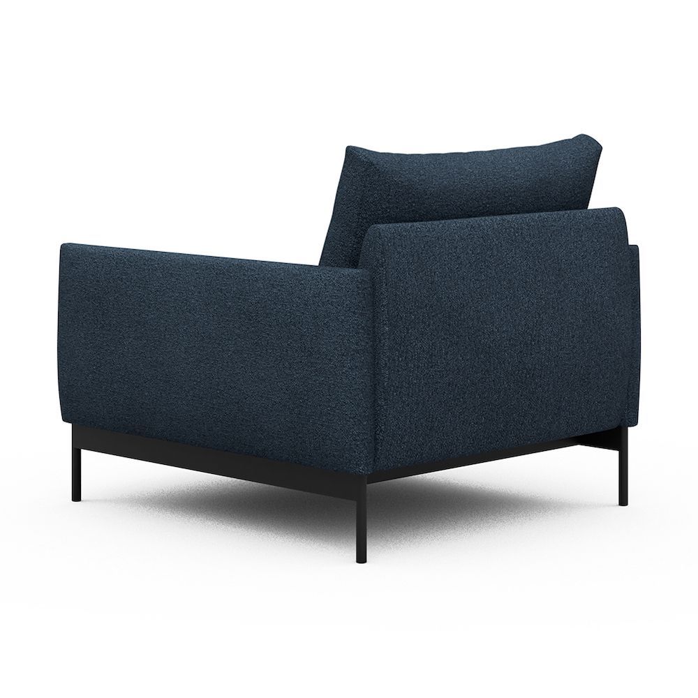 Poltrona da salotto Tokey - Bouclé 537 Blue