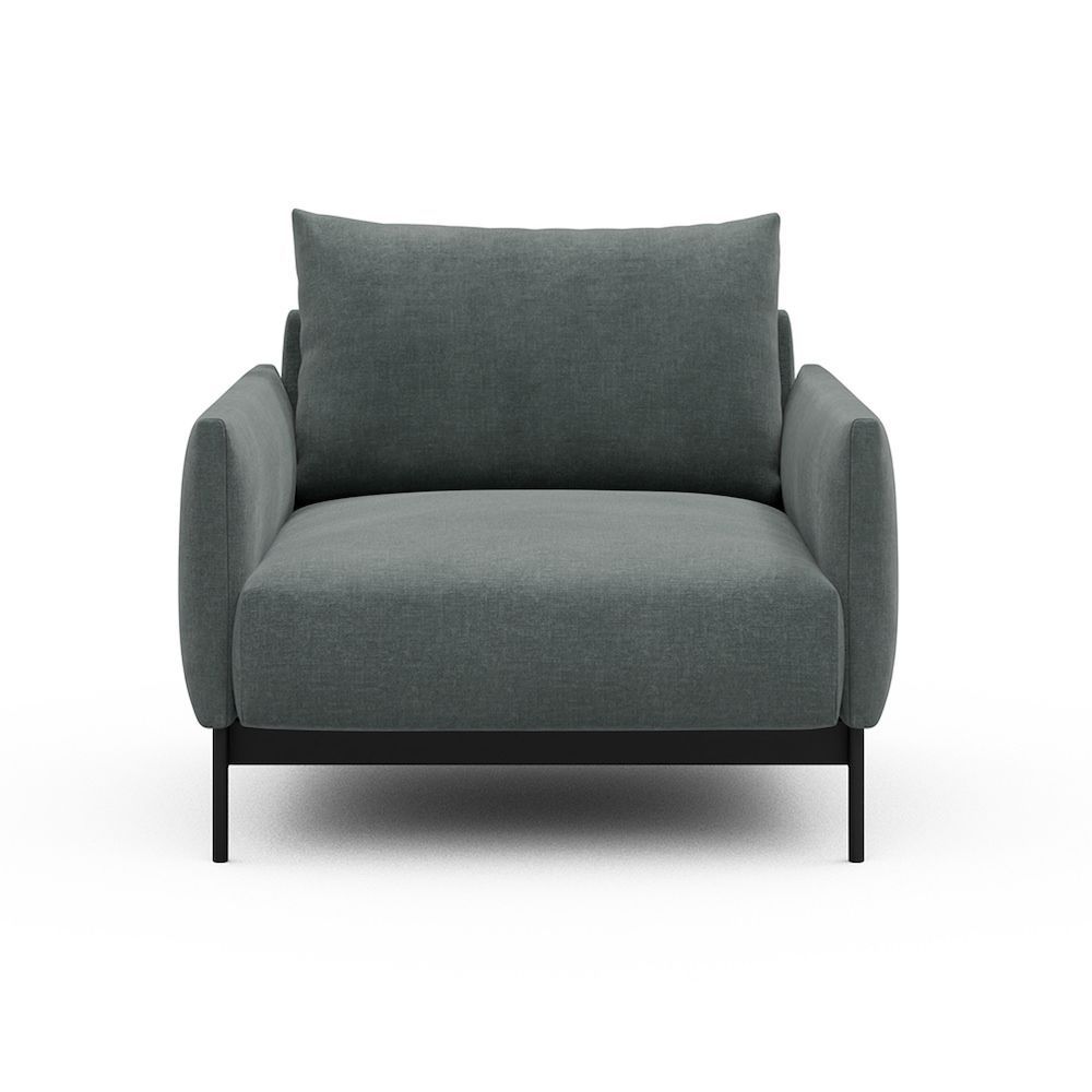 Poltrona da salotto Tokey - Smooth 812 Smooth Silver Grey