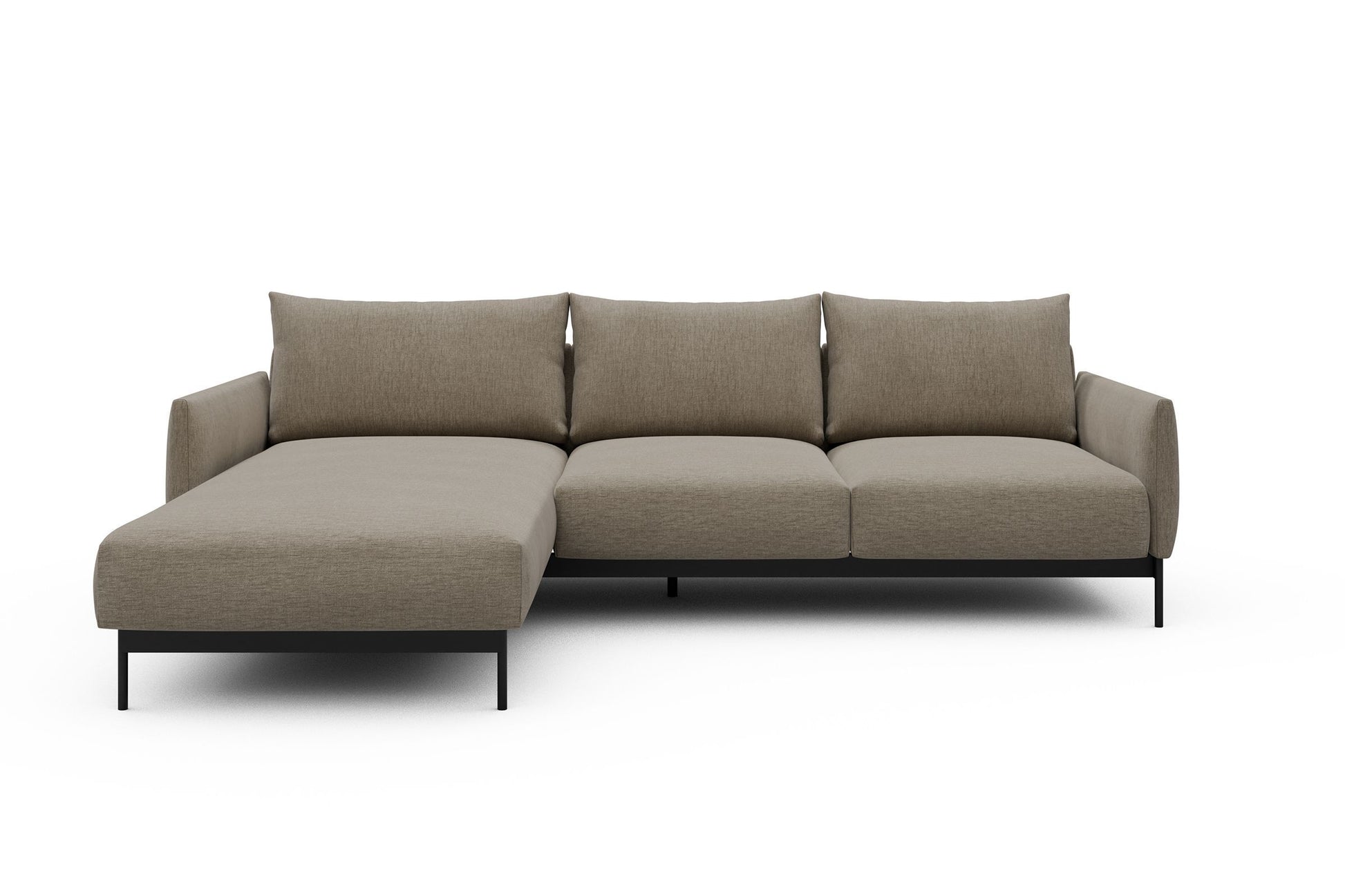 Divano con penisola Tokey B2 - Smooth 810 Smooth Beige