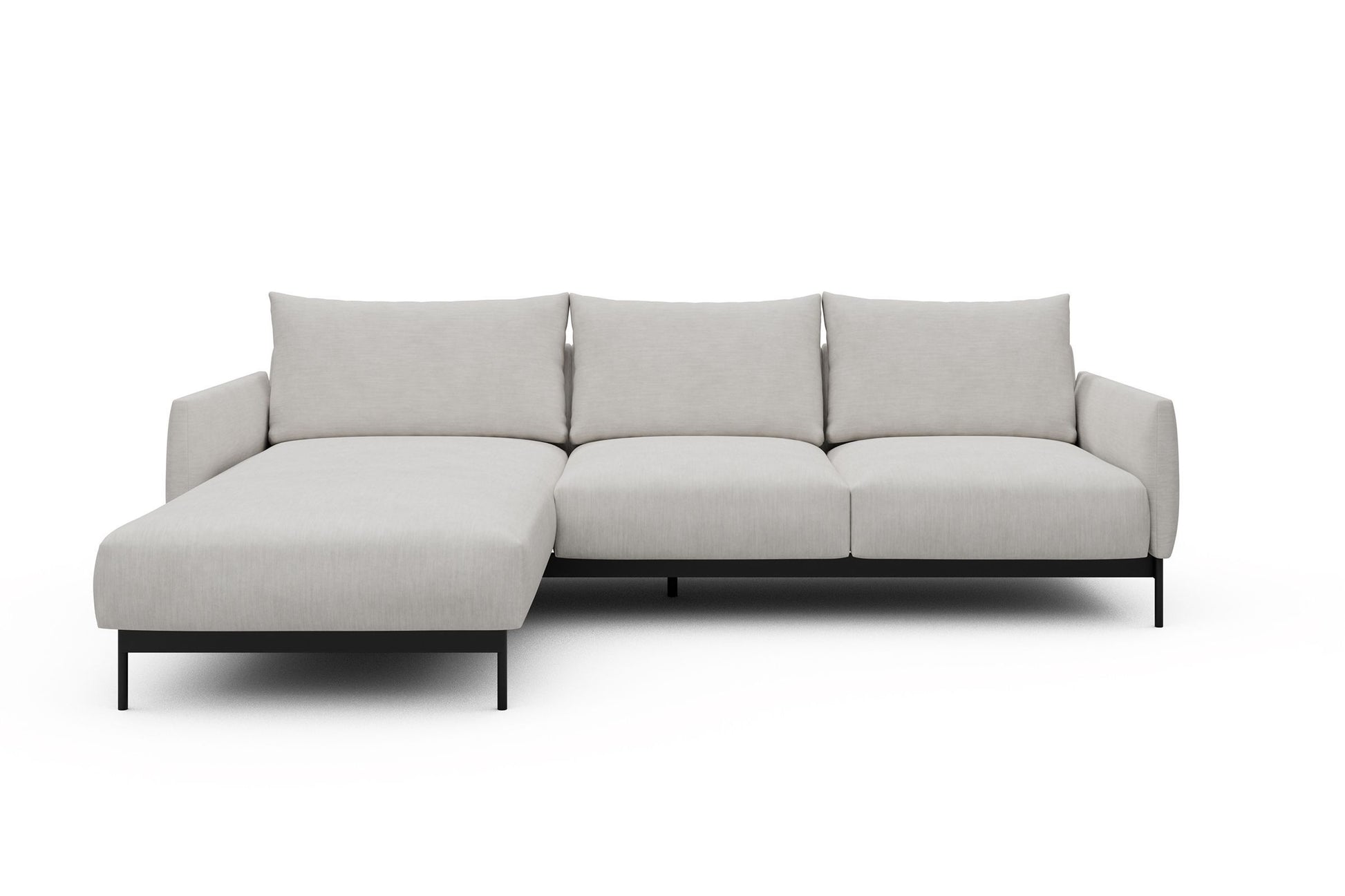 Divano con penisola Tokey B2 - Vivus 574 Dusty Off White