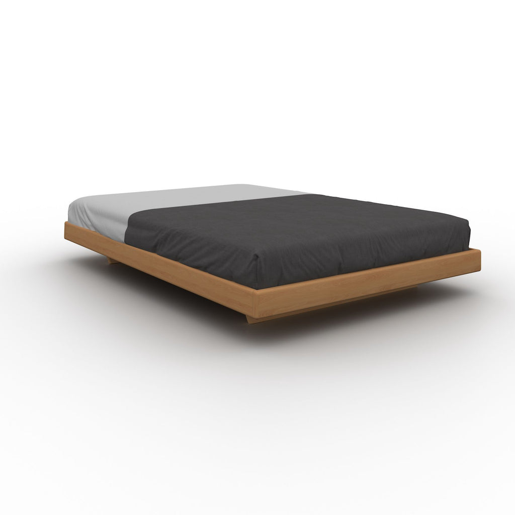 Letto in legno massello verniciato Soren Caramel