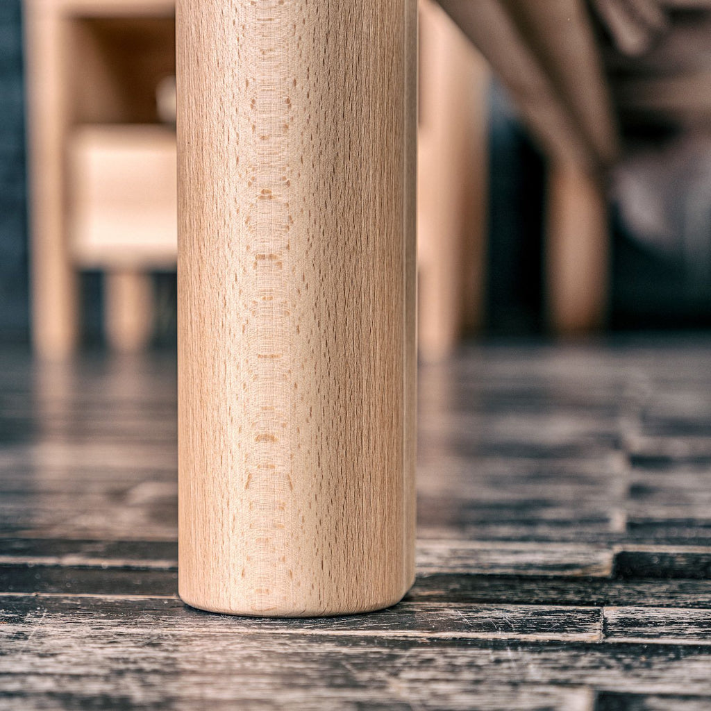 Letto in legno massello non trattato o verniciato Torben