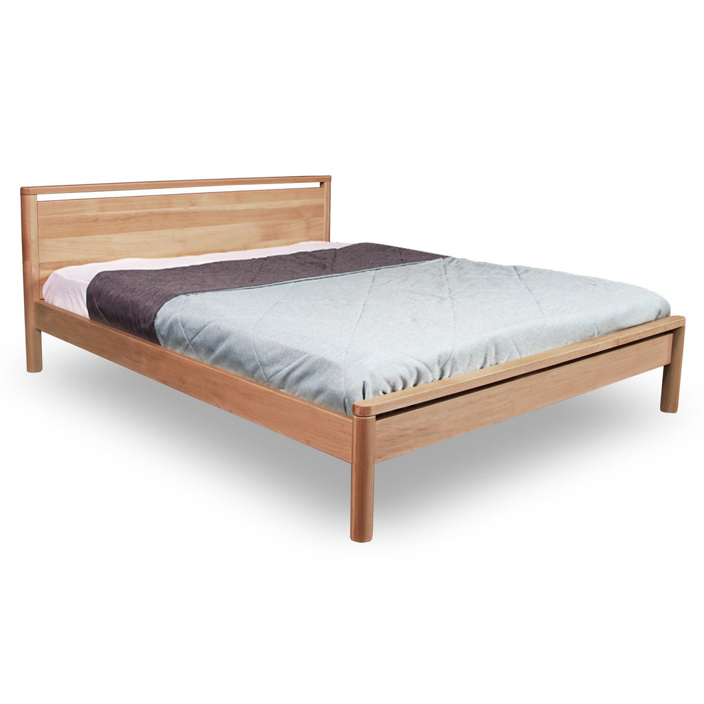 Letto in legno massello non trattato o verniciato Torben