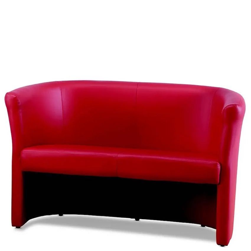 Divano sala attesa 2 posti in simil pelle Dil 2