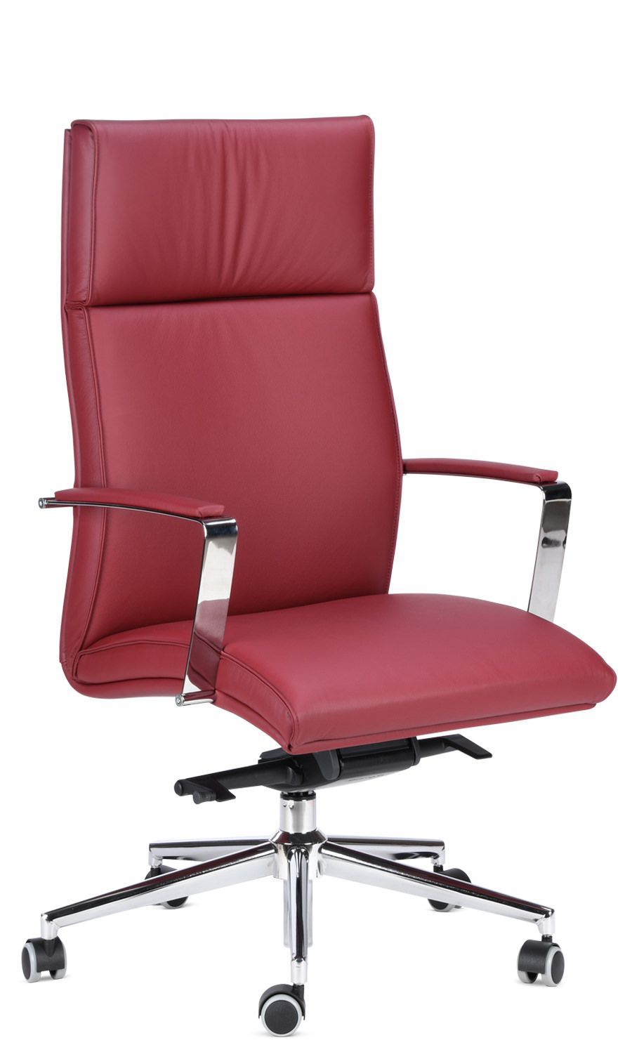 Poltrona da ufficio in vera pelle Konica