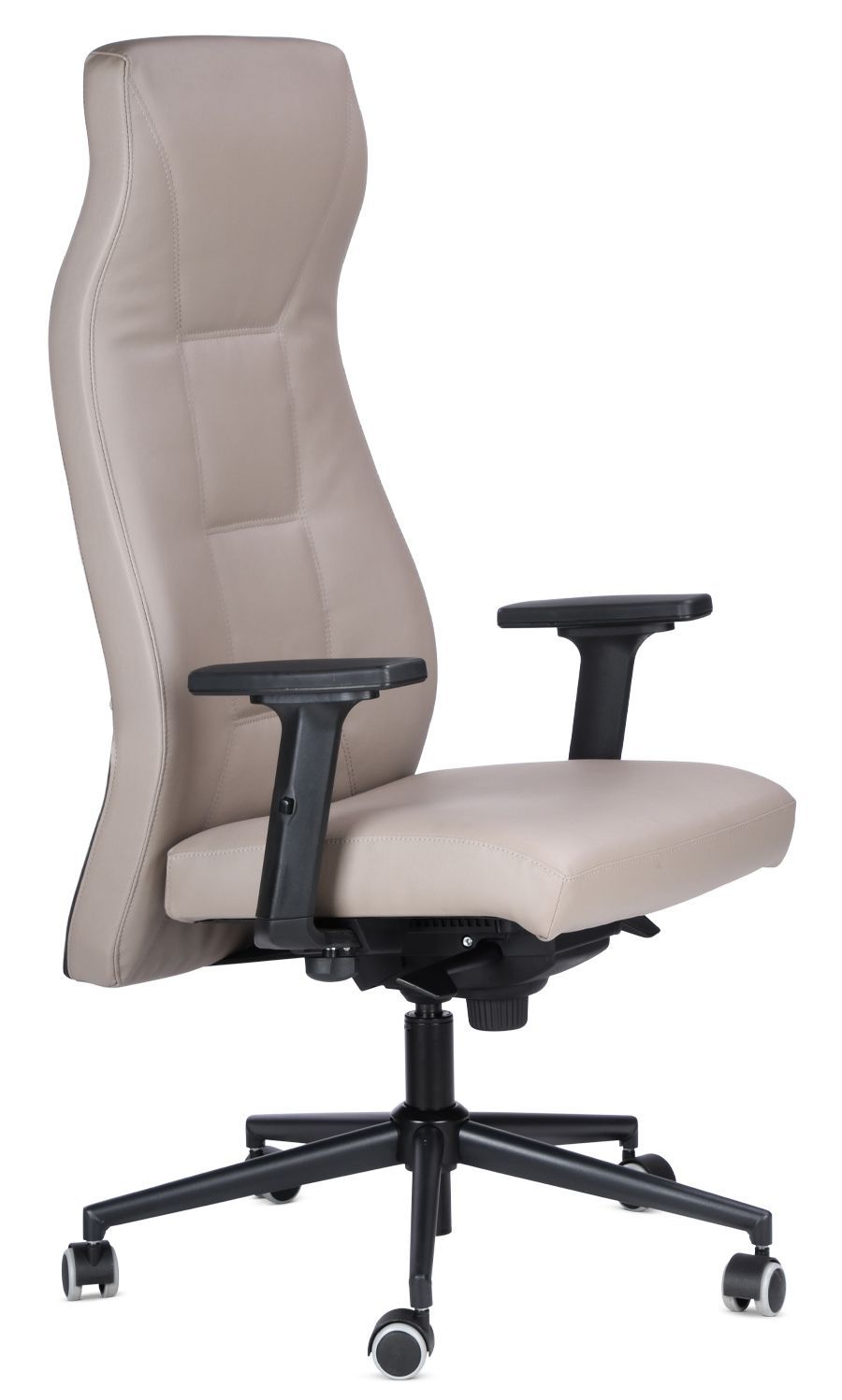 Poltrona da ufficio direzionale in vera pelle Montevideo