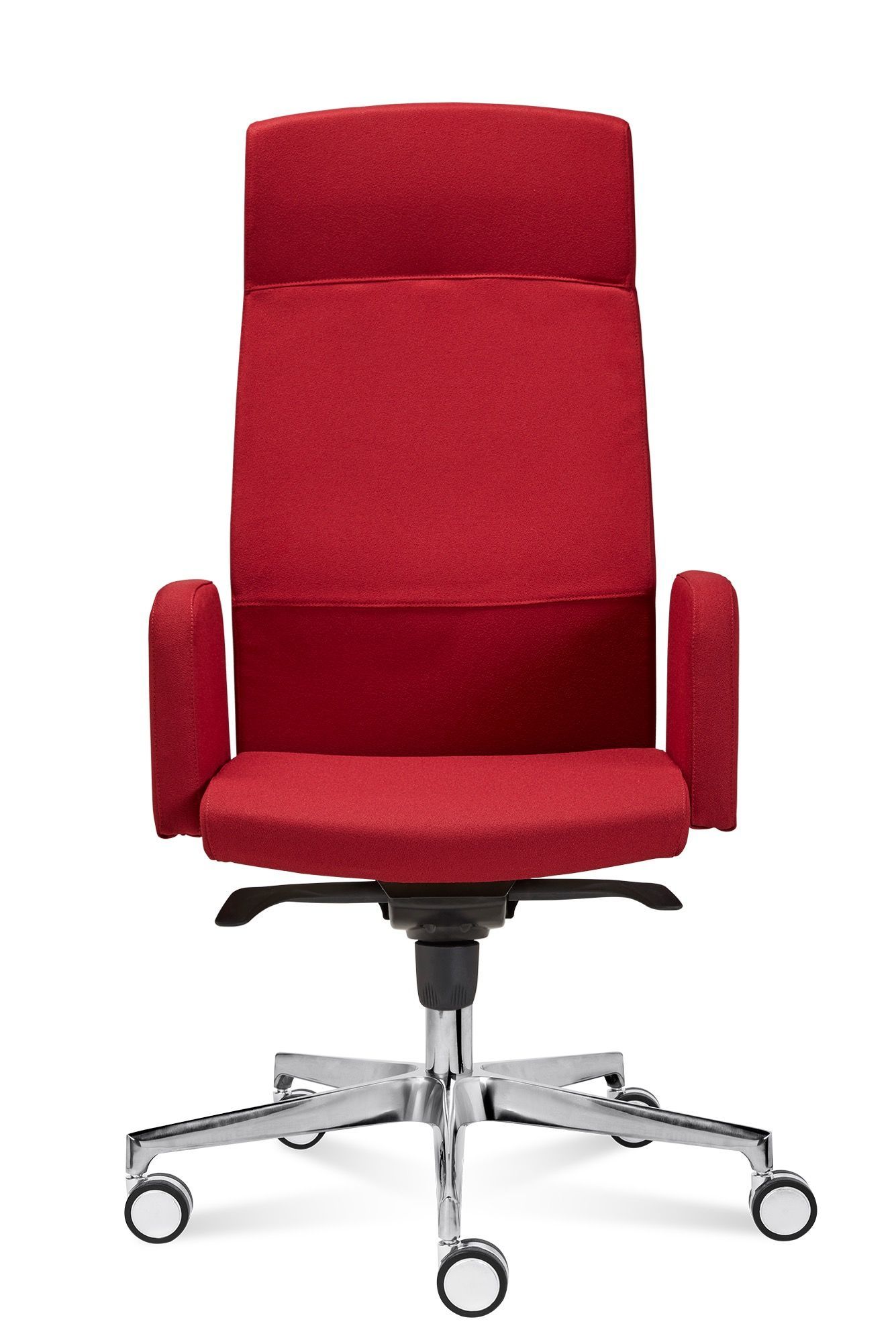 Poltrona da ufficio in vera pelle Tiffany