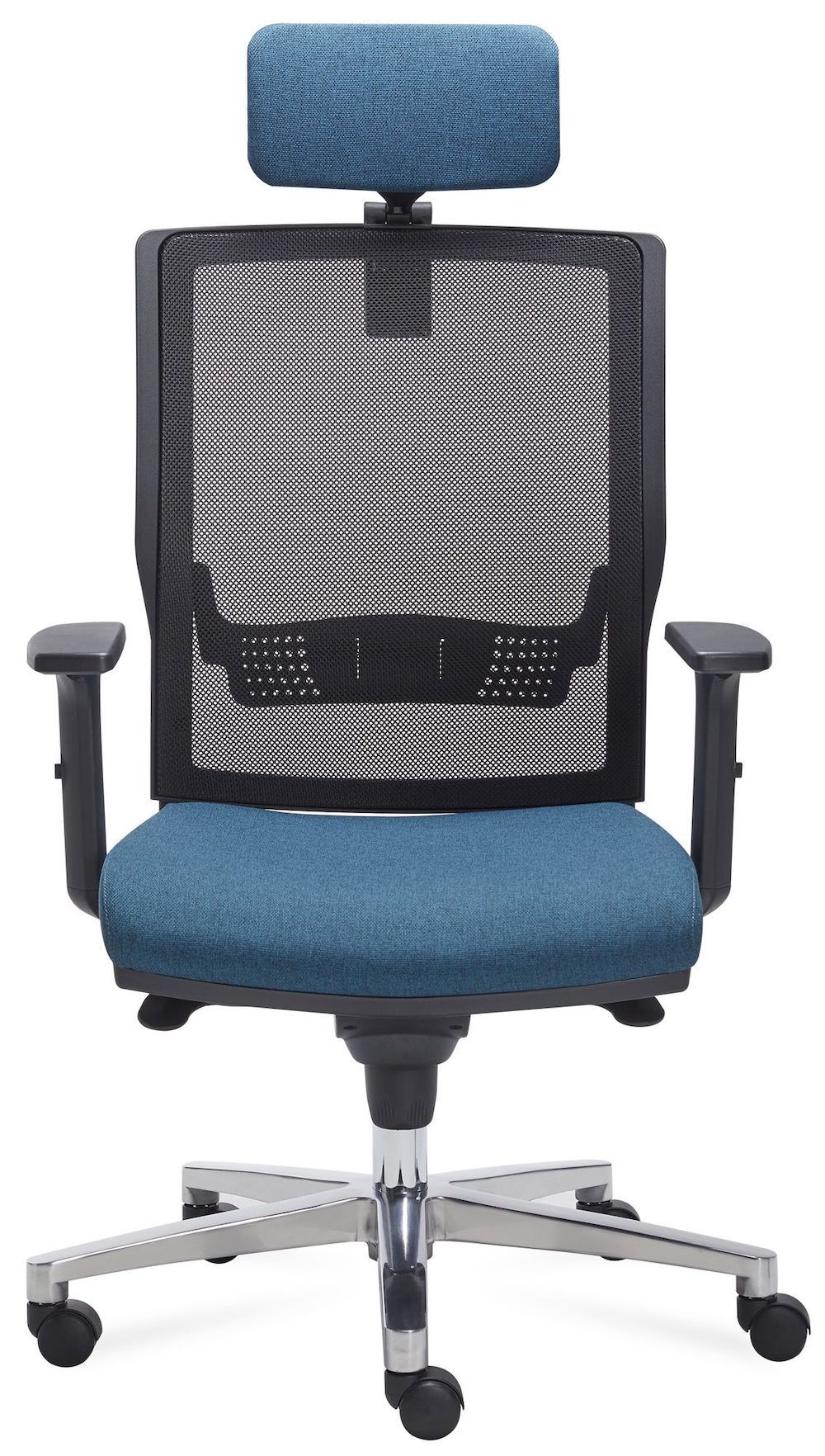 Sedia operativa per ufficio in ecopelle o tessuto Adele Net