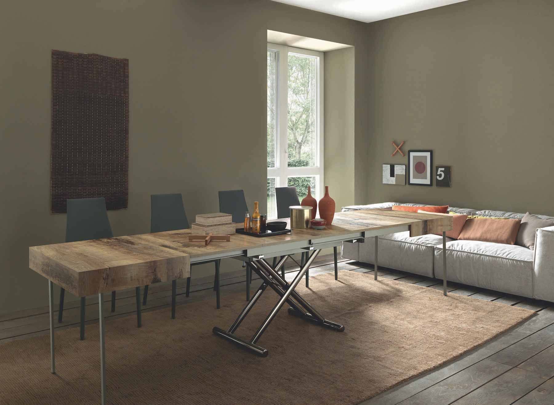 Tavolino trasformabile in tavolo da pranzo Assist di Altacom