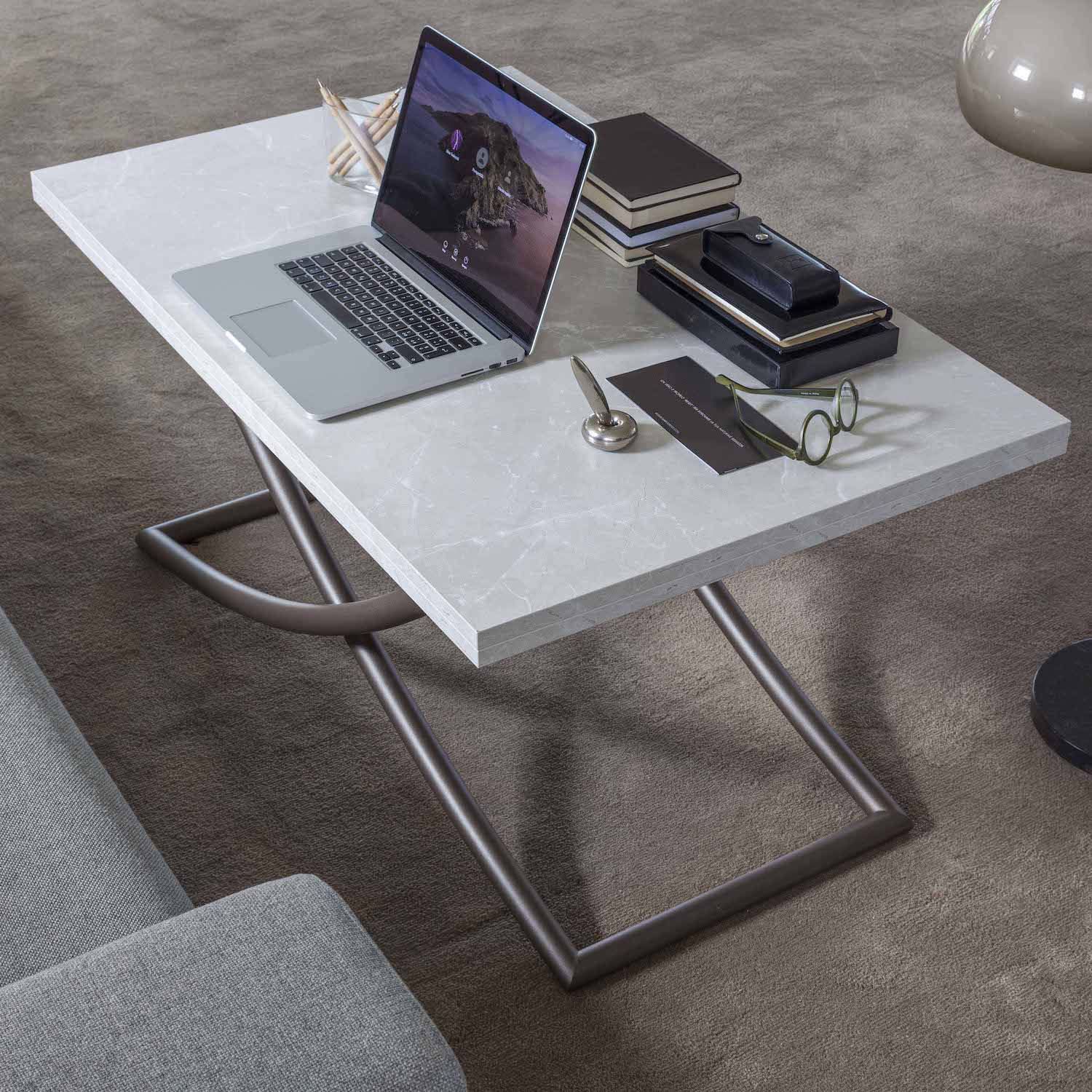 Tavolino trasformabile in tavolo Sakura di Altacom