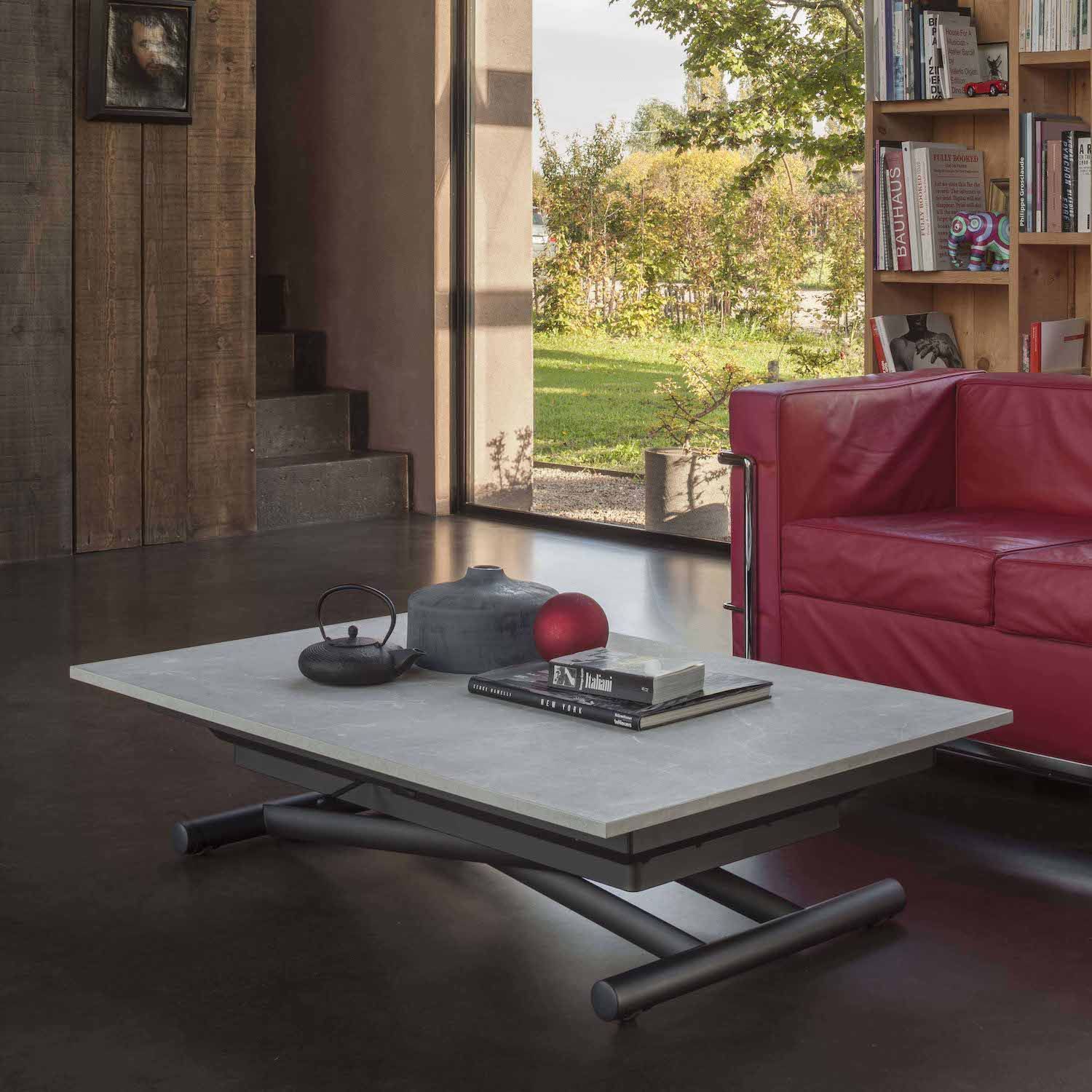 Tavolino trasformabile in tavolo Sirio di Altacom