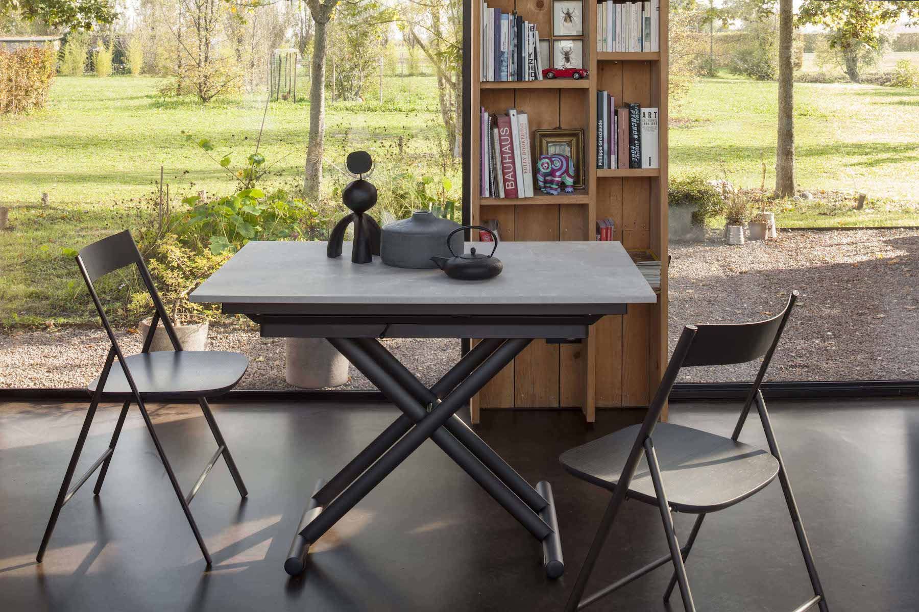 Tavolino trasformabile in tavolo Sirio di Altacom