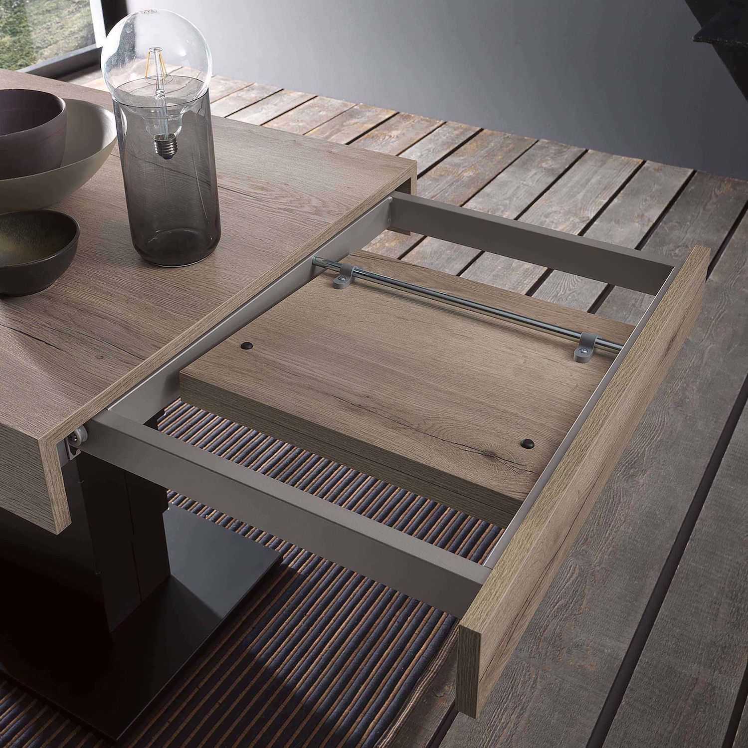 Tavolino trasformabile in tavolo Ares Wing di Altacom