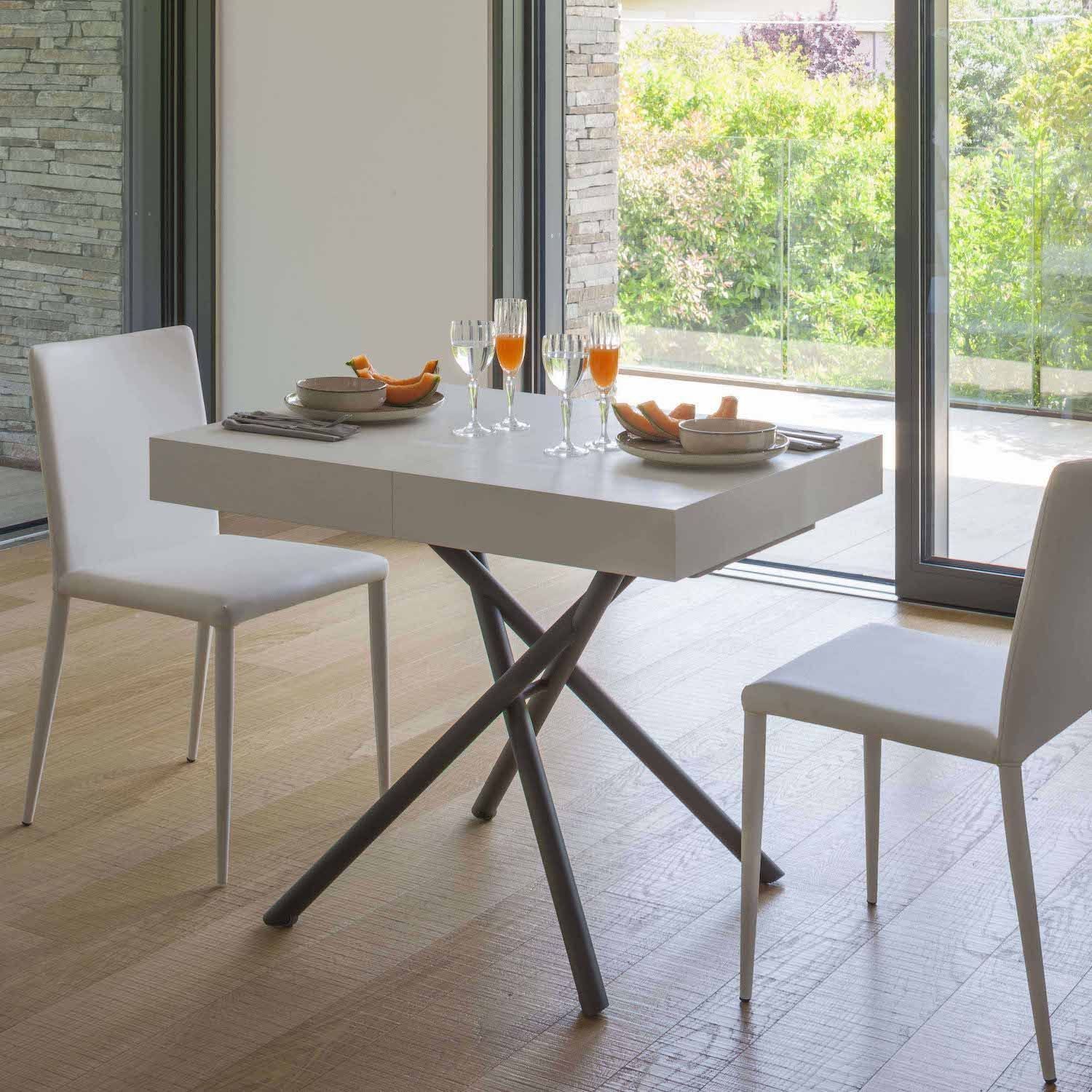 Tavolino trasformabile in tavolo da pranzo Iris di Altacom