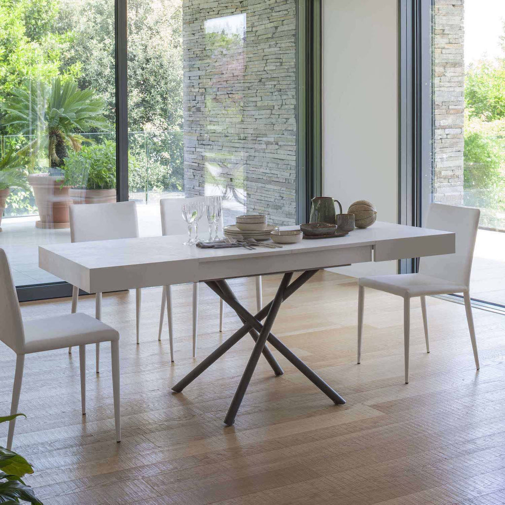 Tavolino trasformabile in tavolo da pranzo Iris di Altacom