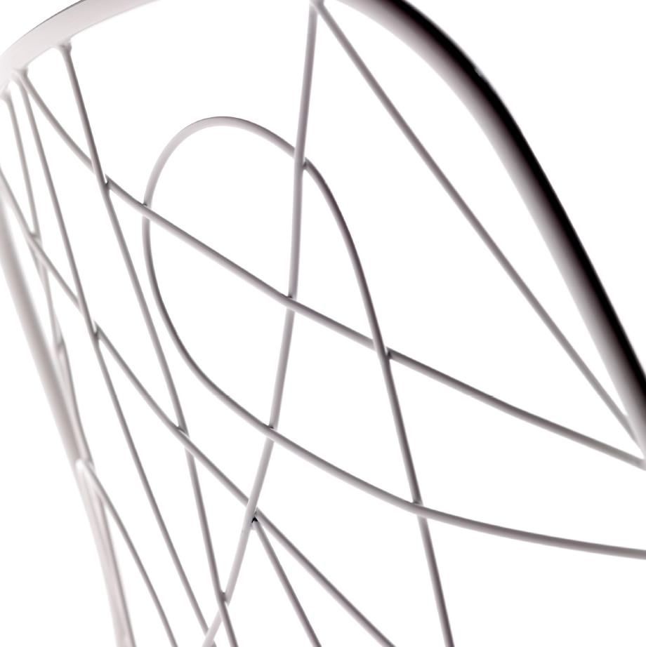 Coppia sedie da cucina in acciaio cromato o verniciato Aria