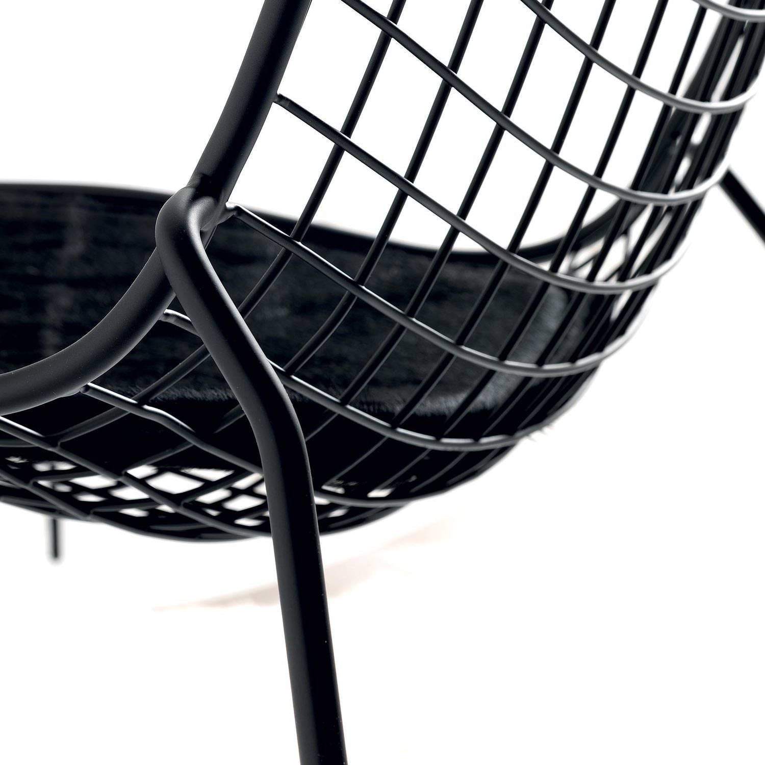 Coppia sgabelli da cucina in acciaio Stitch Up