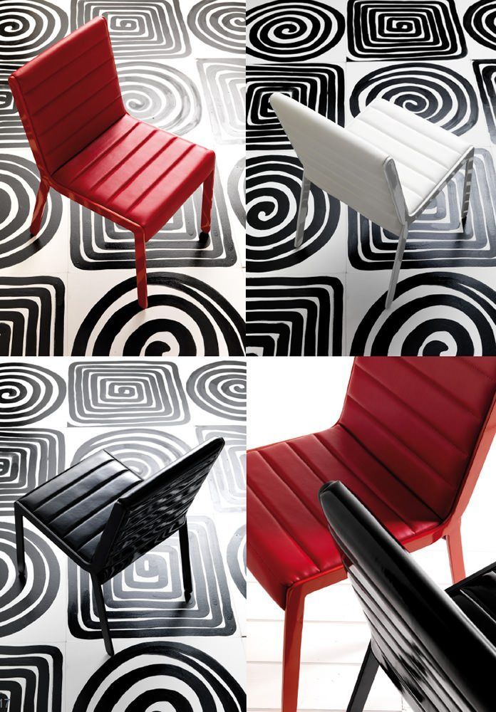 Sedia imbottita per sala da pranzo Mood