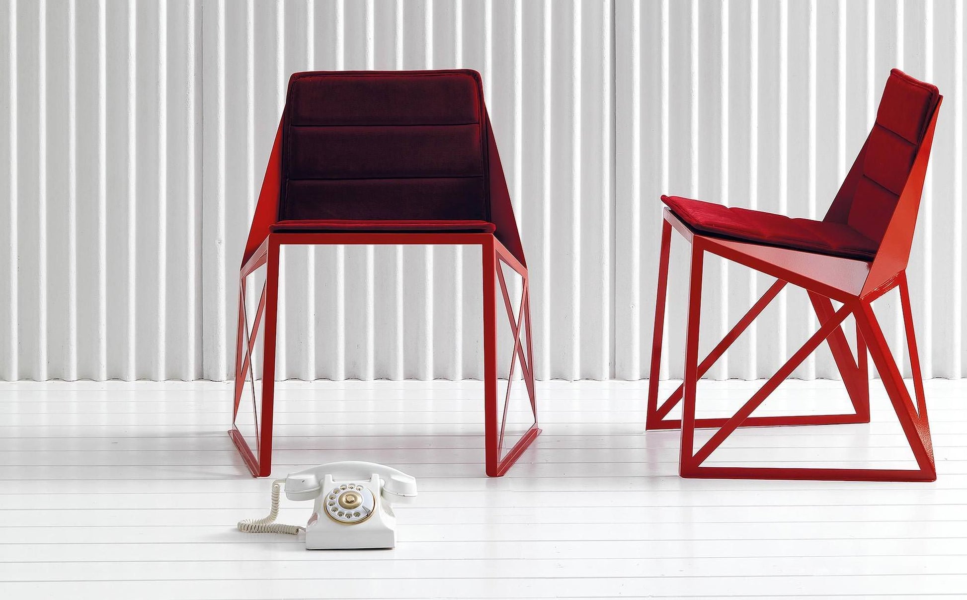 Sedia design moderno in metallo Abarth