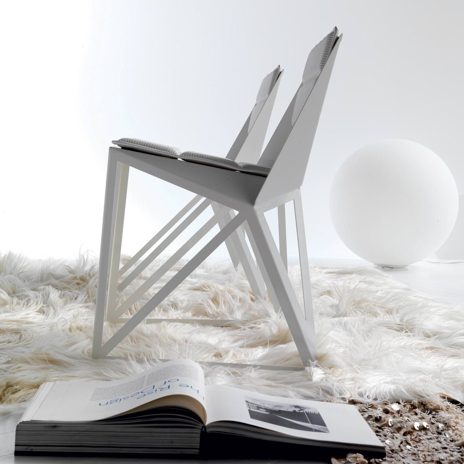 Sedia design moderno in metallo Abarth