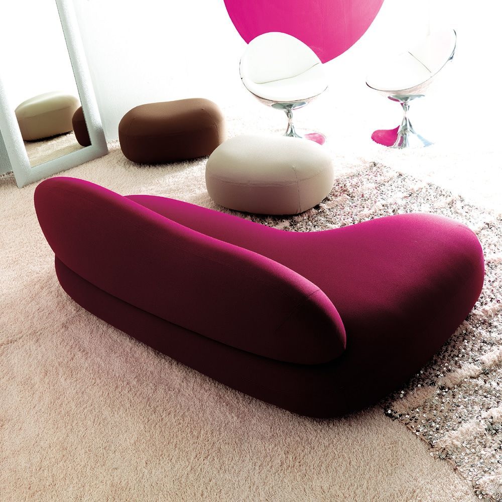 Pouf poggiapiedi design moderno Scoop