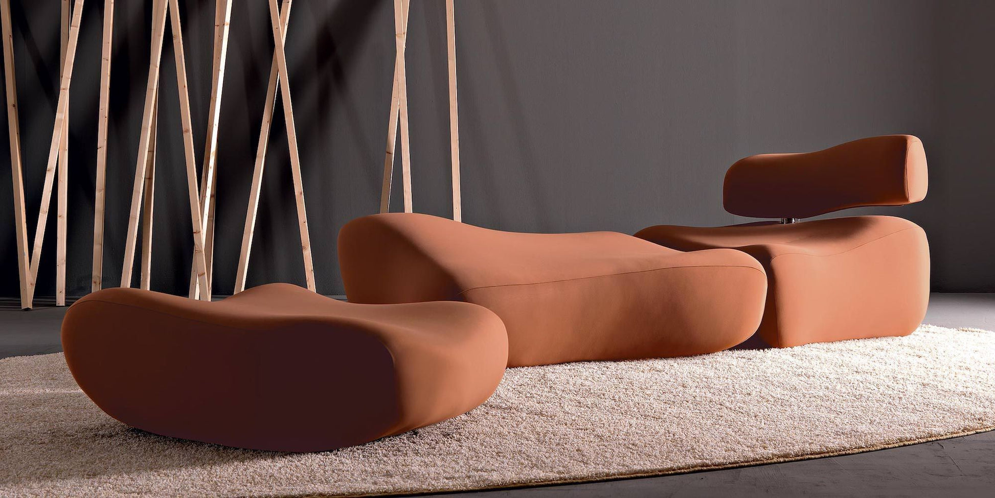 Poltrona design moderno Morfo