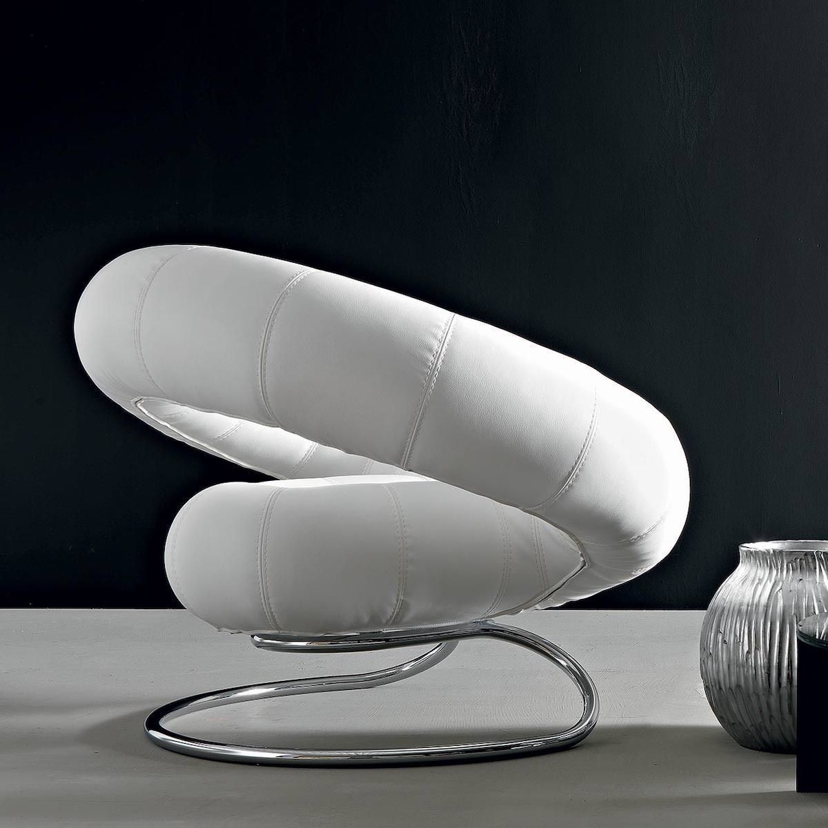 Poltrona design moderno Polis Fissa