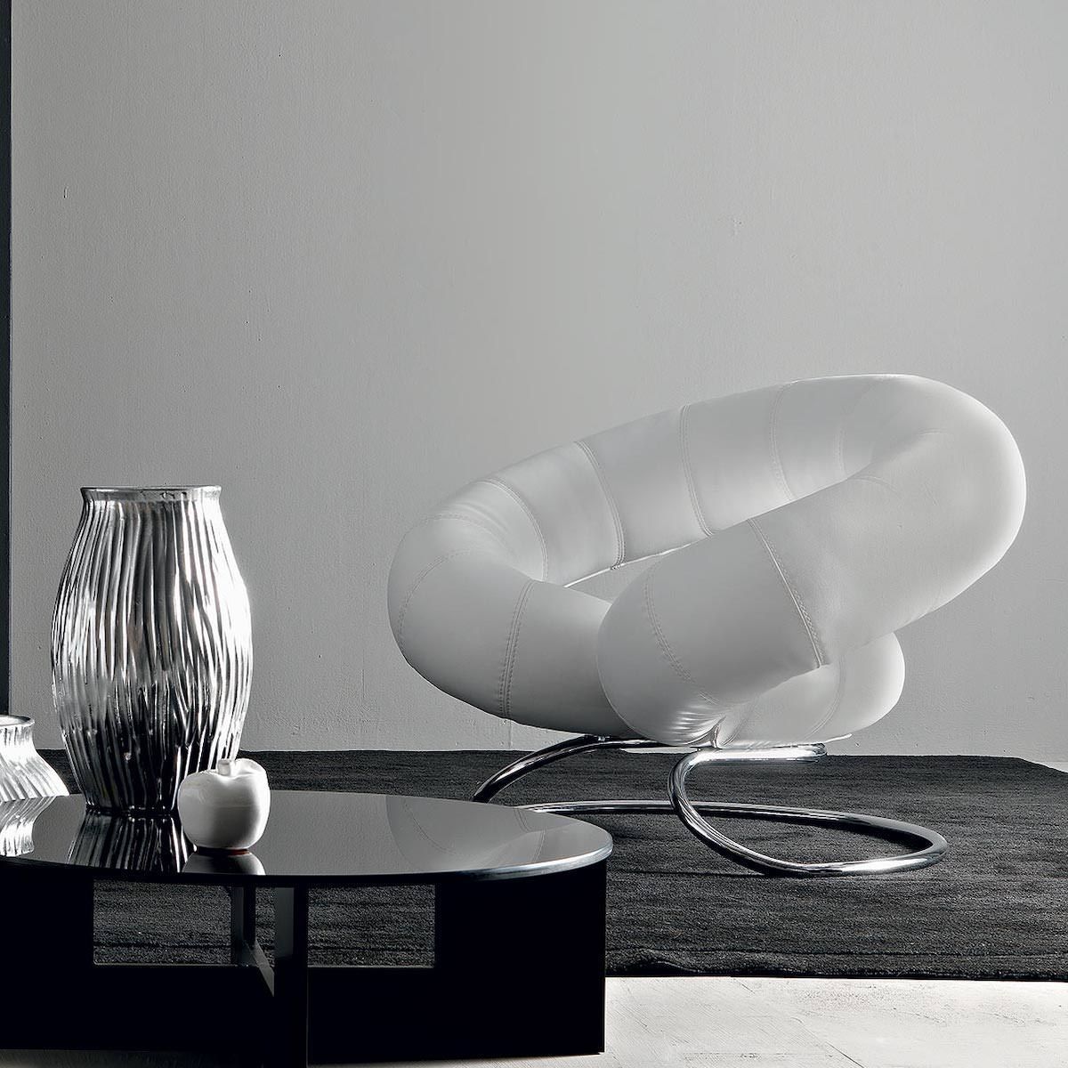 Poltrona design moderno Polis Fissa