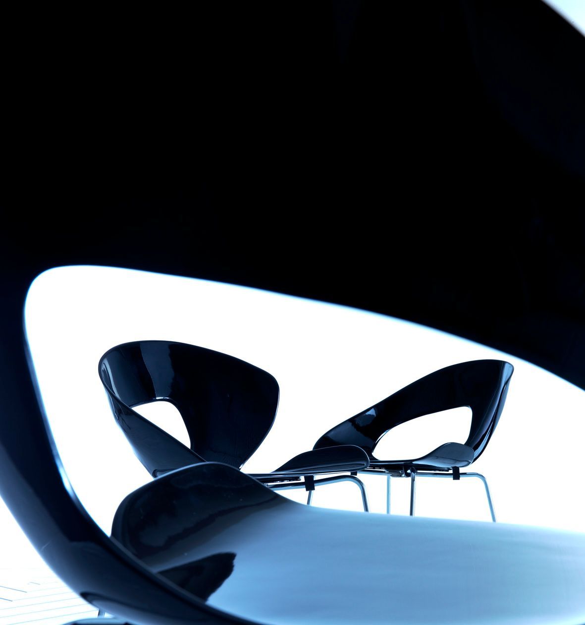 Sedia da cucina Minima Cantilever