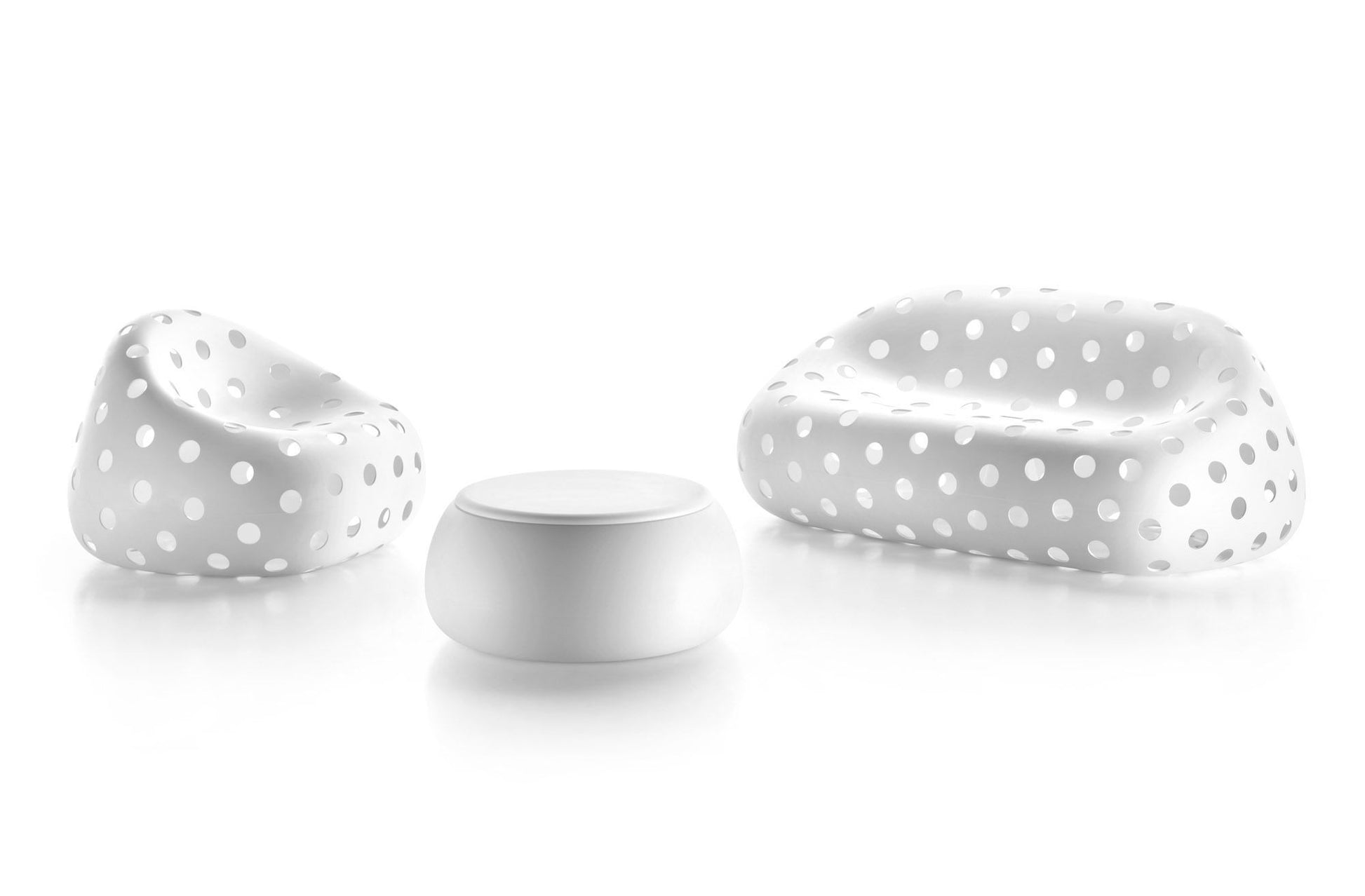 Divanetto da esterno in polietilene Airball by Plust