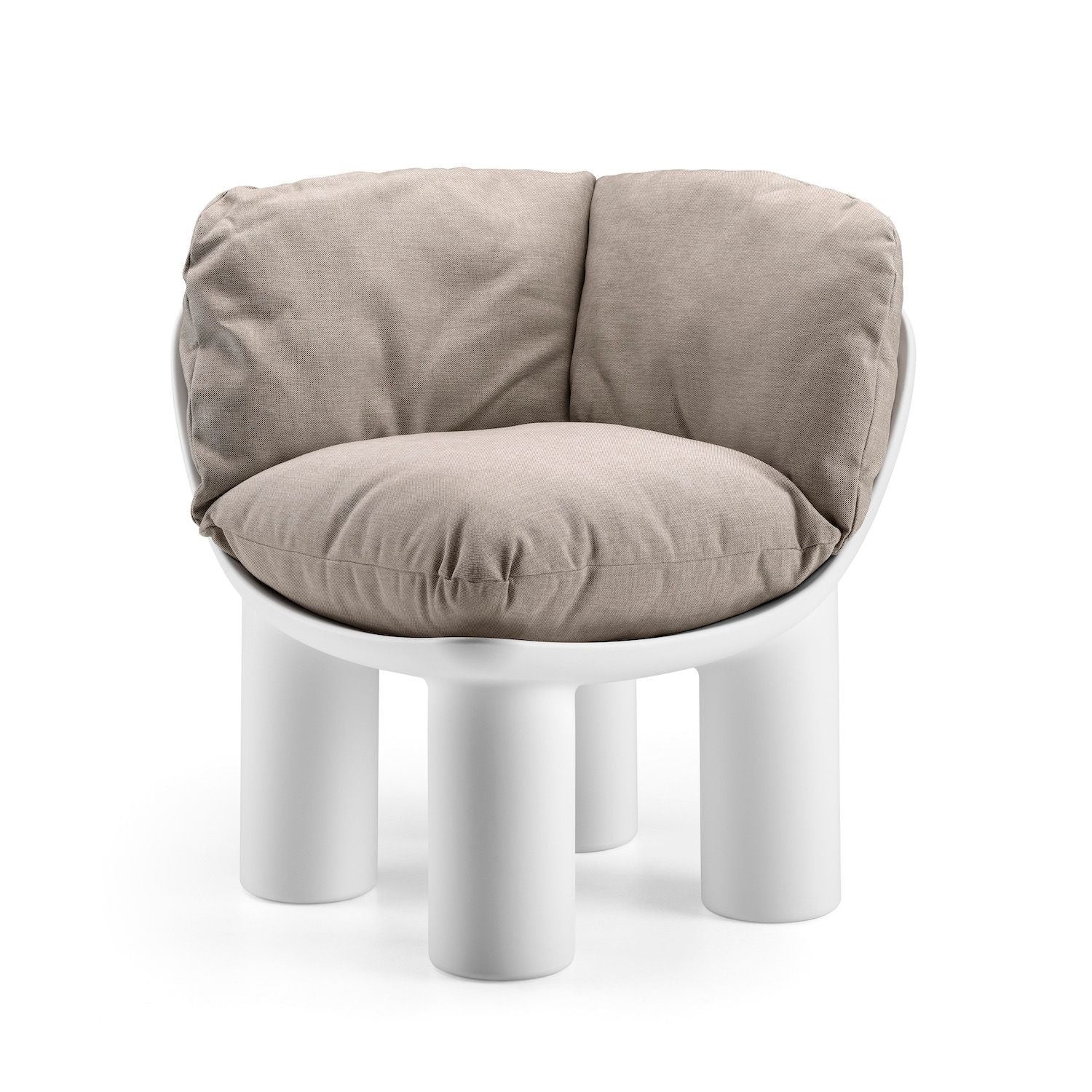 Poltrona da giardino in polietilene Atene Corner by Plust