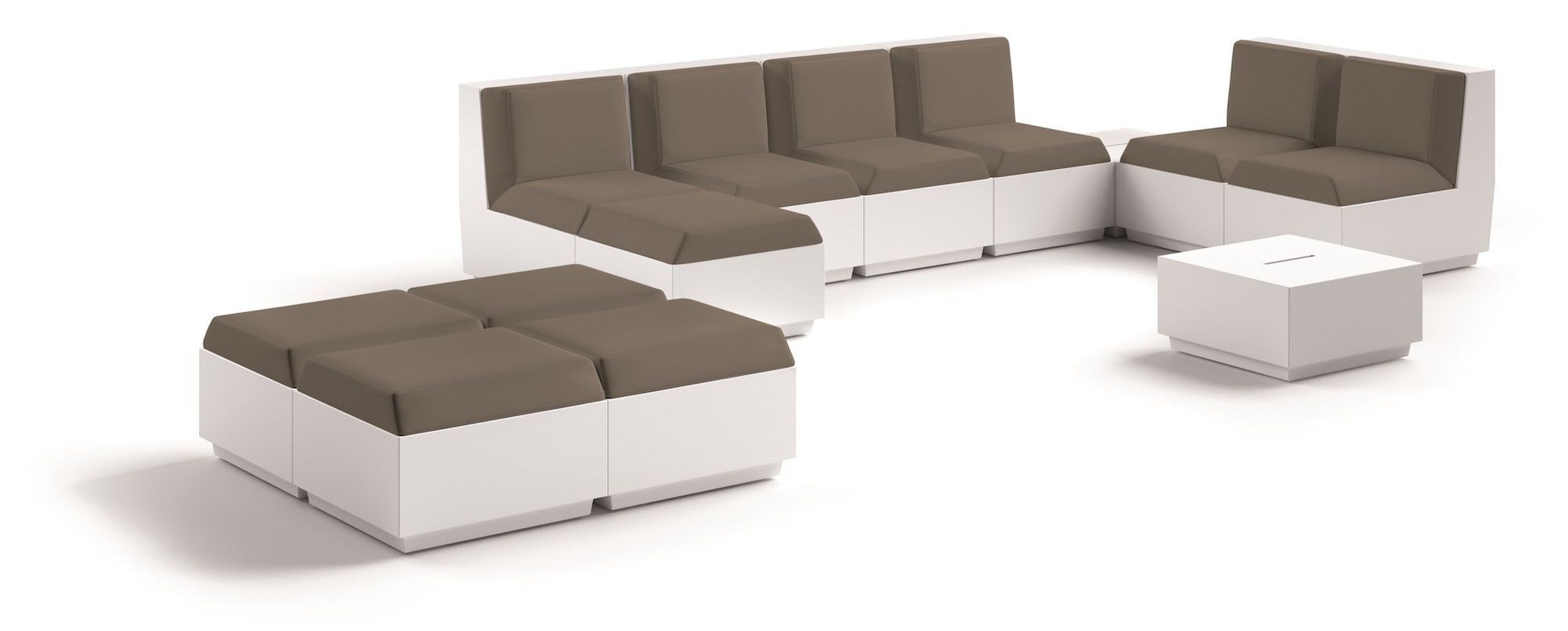 Poltrona da giardino in polietilene Big Cut by Plust