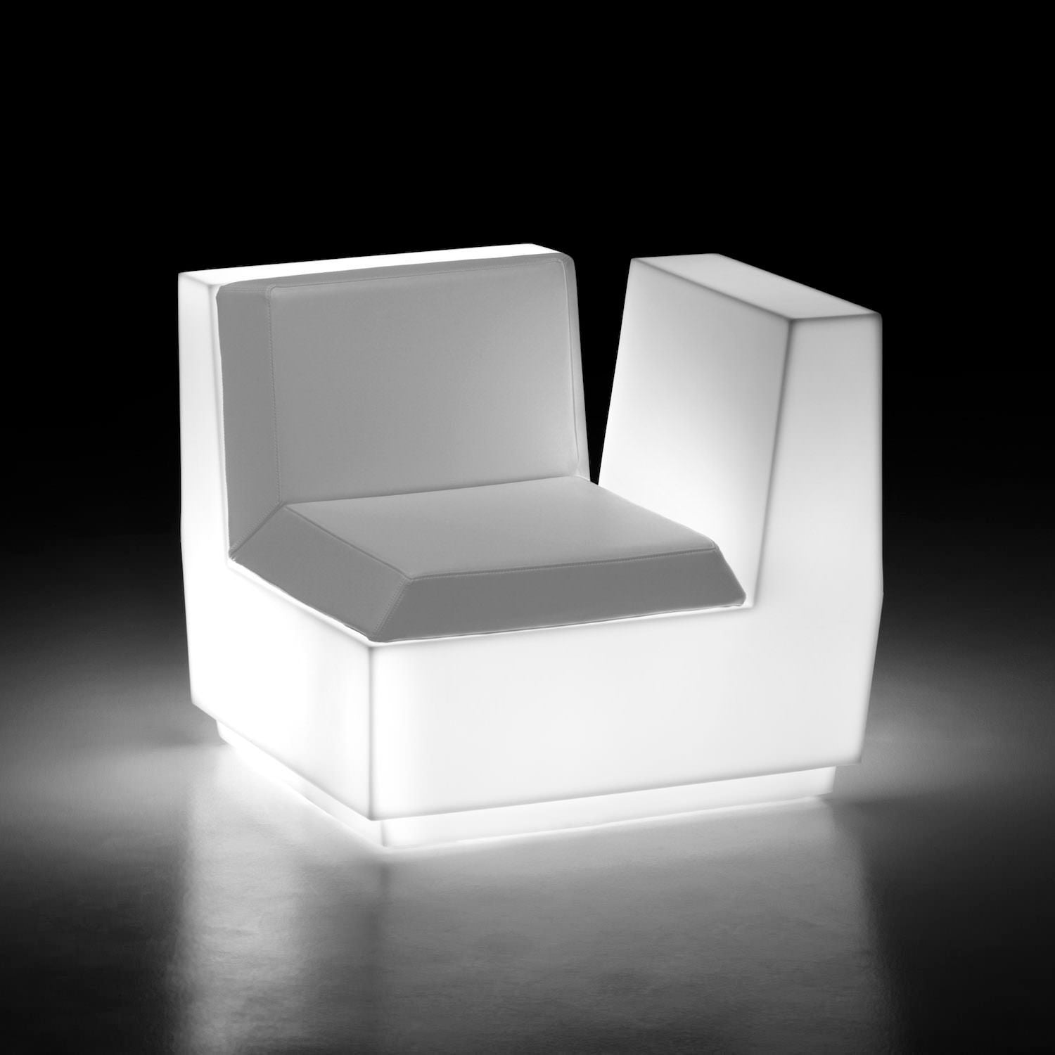 Poltrona da giardino in polietilene Big Cut Corner by Plust