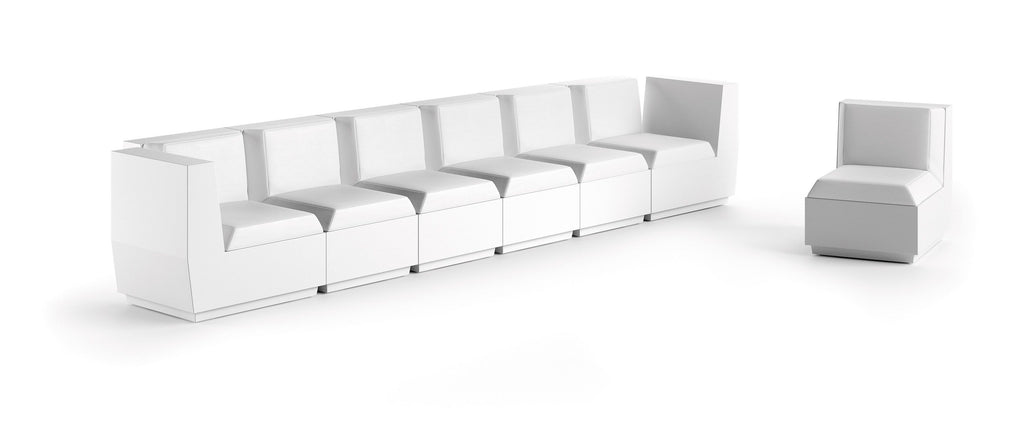 Poltrona da giardino in polietilene Big Cut Module by Plust