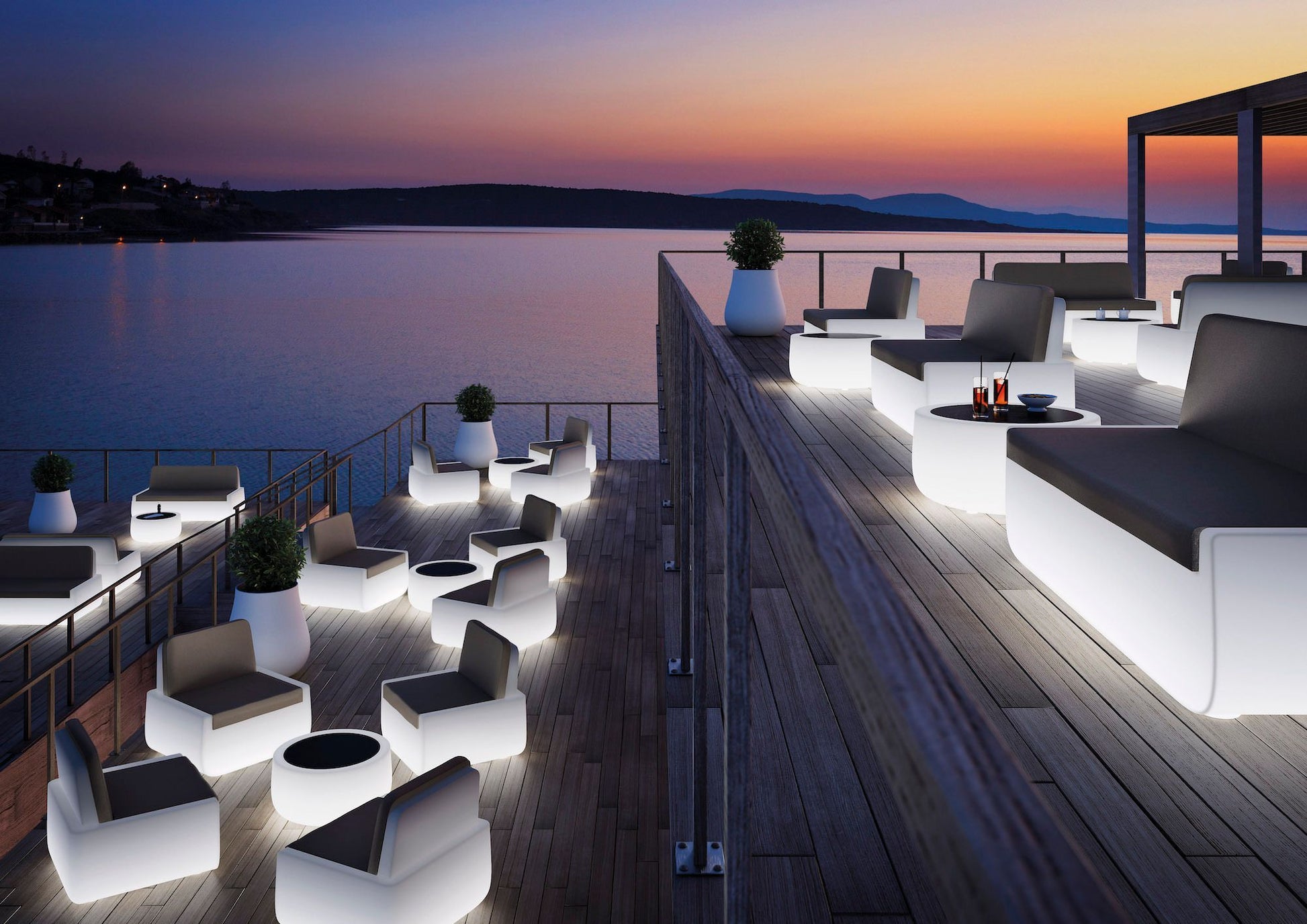 Poltrona da giardino in polietilene Bold by Plust