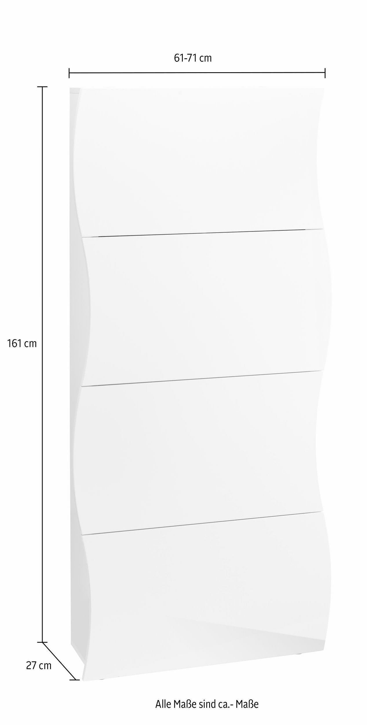 Scarpiera salvaspazio design moderno Surf 4