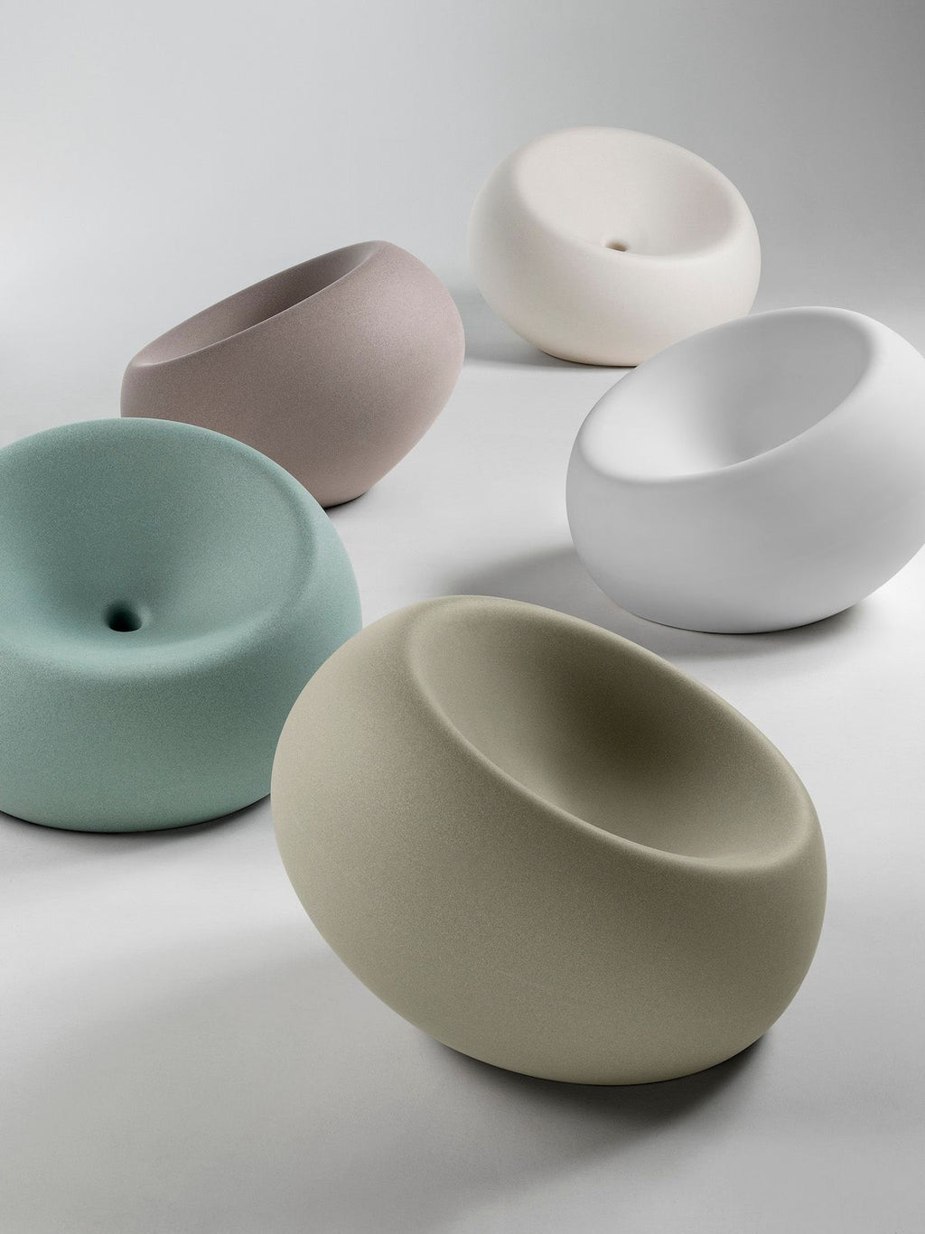 Poltrona da giardino in polietilene Boom by Plust