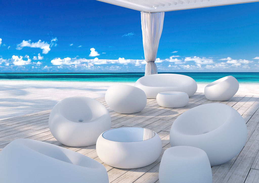 Poltrona da giardino in polietilene Boom by Plust