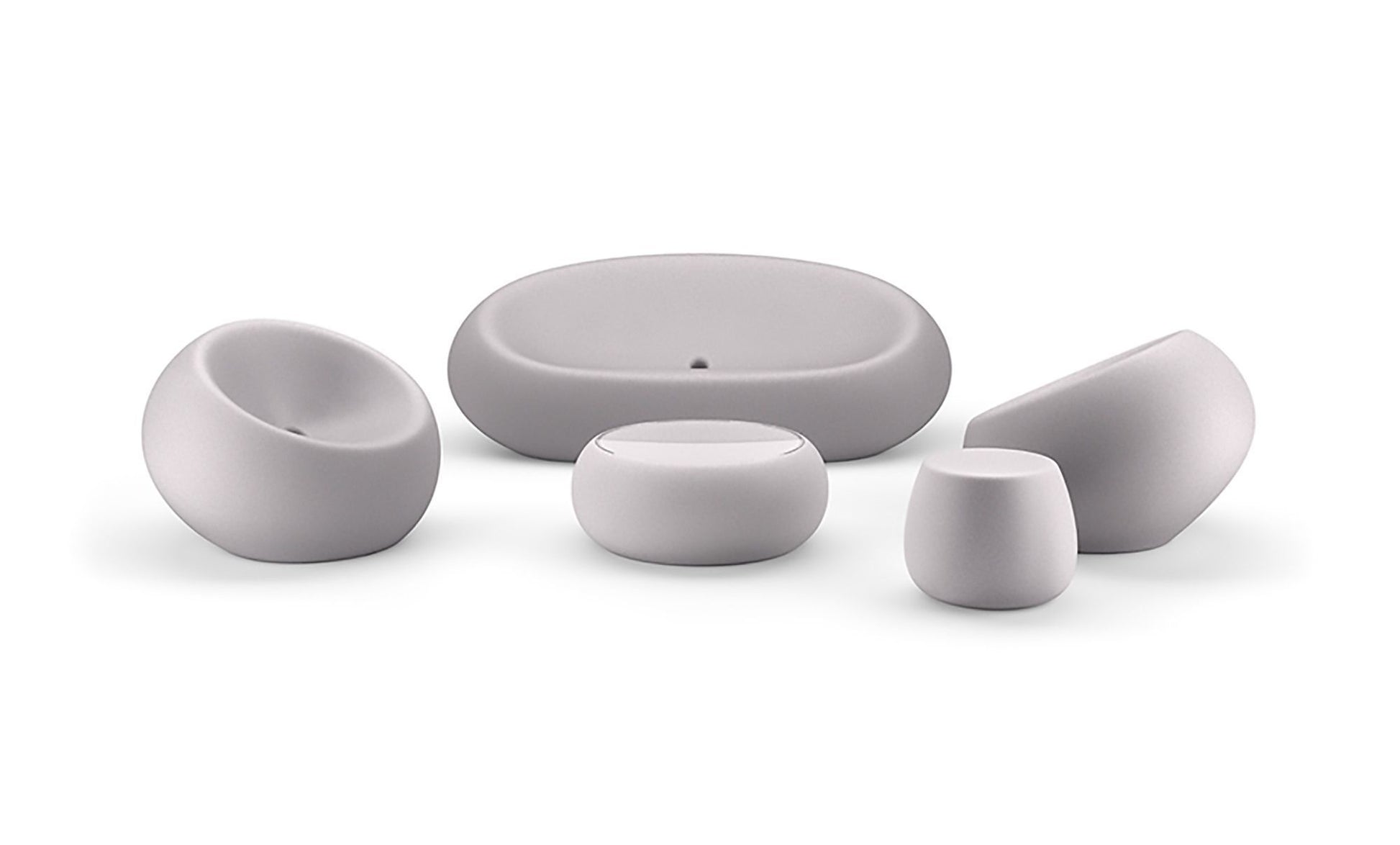 Divano da esterno in polietilene Boom by Plust