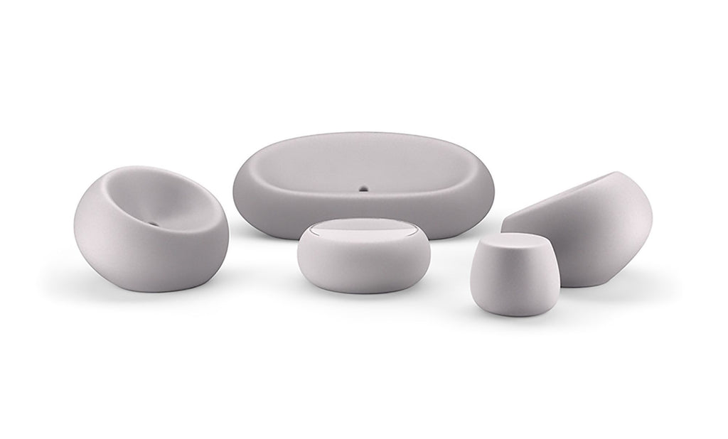 Pouf da esterno in polietilene Boom by Plust