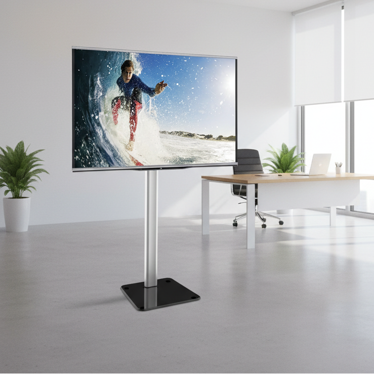 Supporto tv da pavimento design moderno Morris1