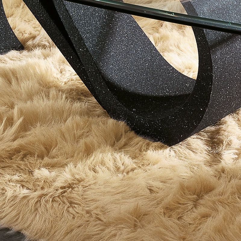 Tavolino da salotto moderno in vetro ovale Reynald