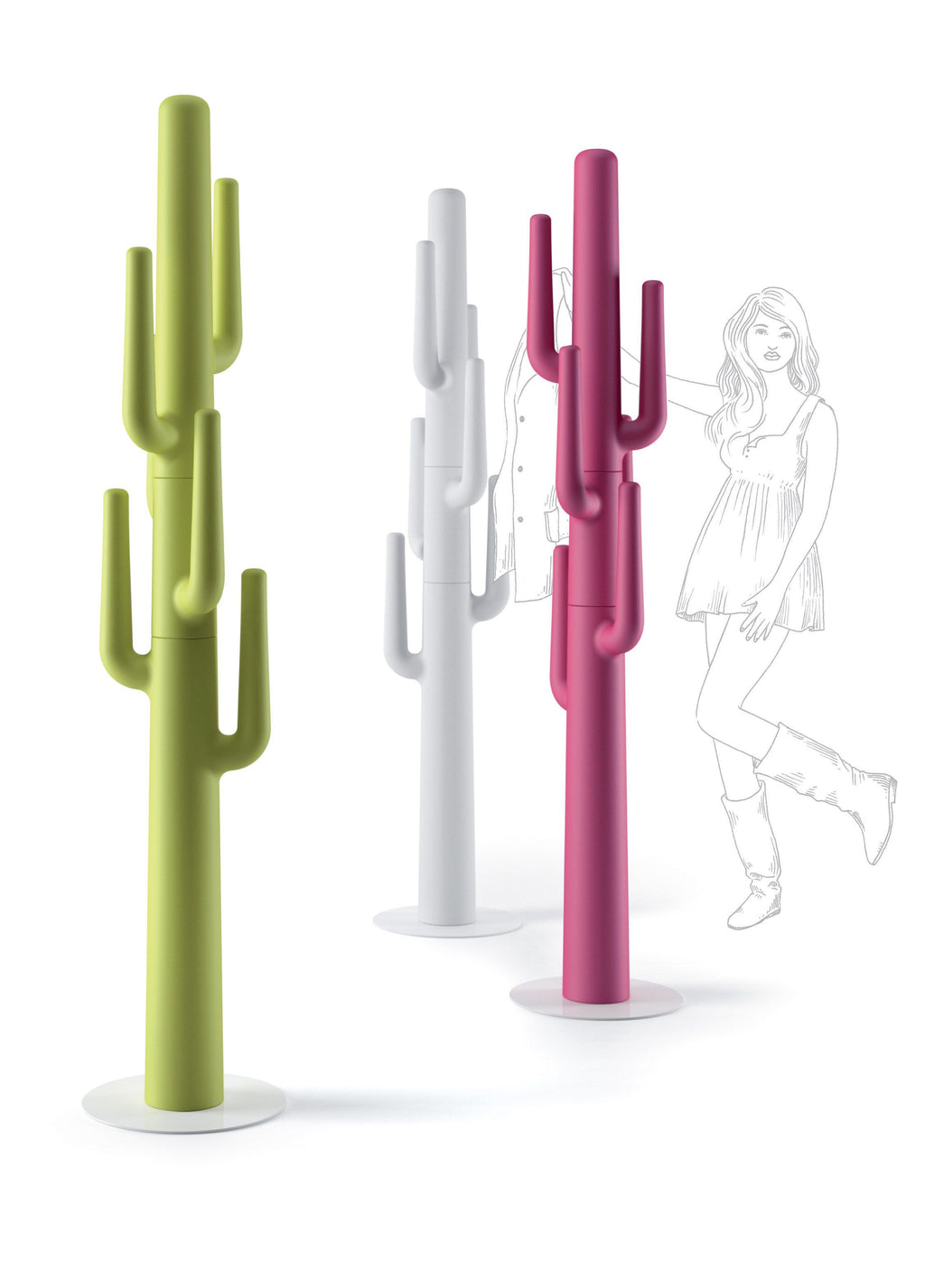 Attaccapanni design moderno Lapsus a forma di albero