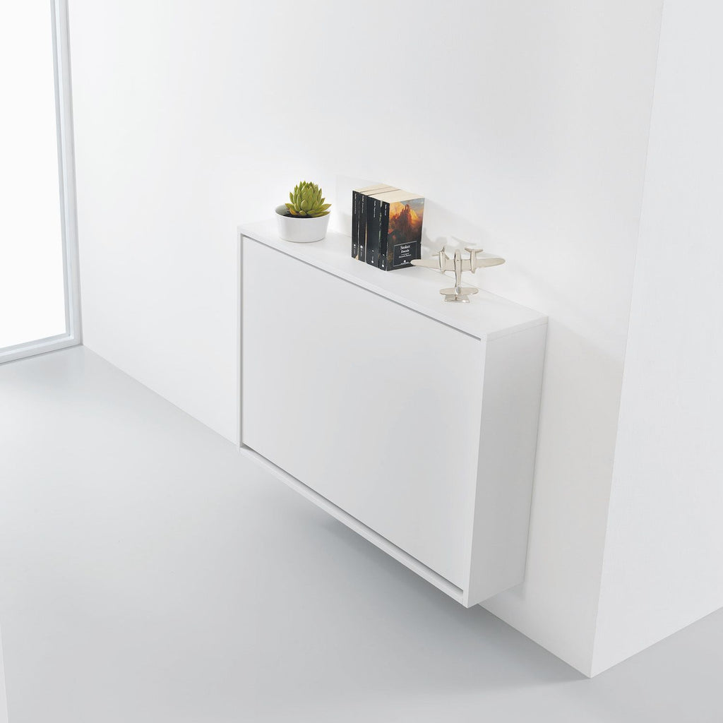 Scrivania a scomparsa con 3 sedie incorporate Jacob